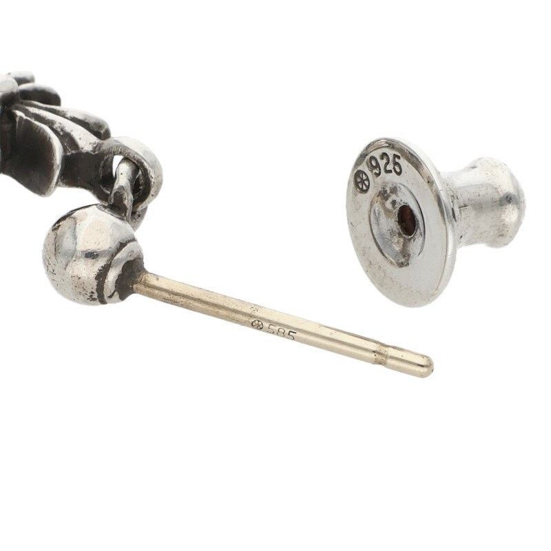 Chrome Hearts Chrome Hearts Tiny ECH Plus Drop Silver Earring Size ONE SIZE - 5 Thumbnail