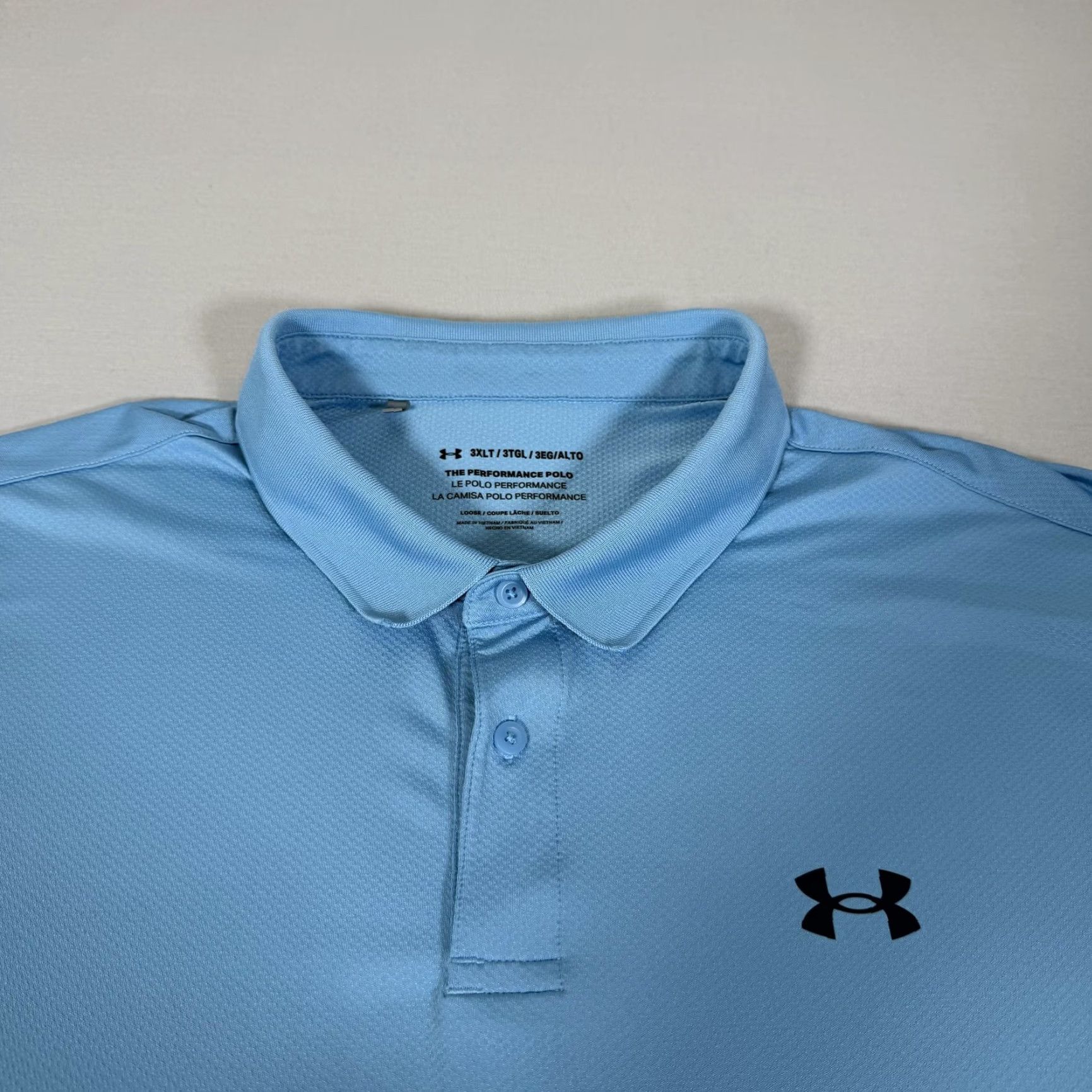 Under Armour Under Armour Polo Shirt Mens 3XL Blue Performance Golf Stretch Athletic Basic Shirt Size US XXL / EU 58 / 5 - 2 Thumbnail
