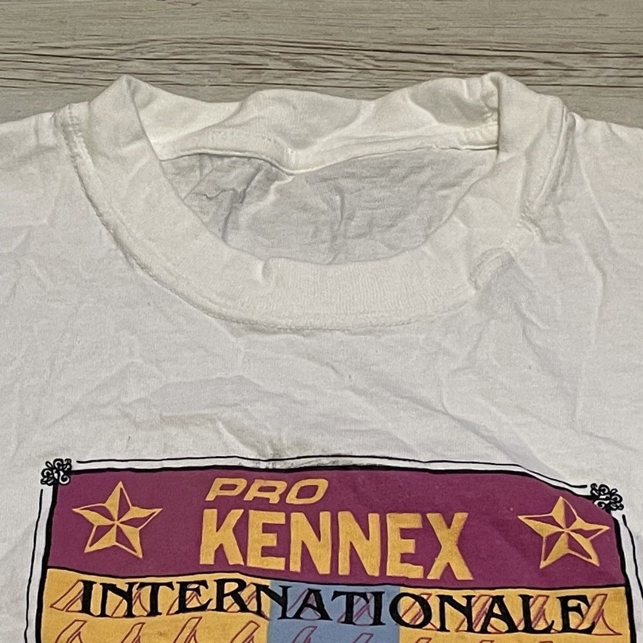 Other Rare Vintage Pro Kennex Tournament Tennis Tee Grand Slam Size US L / EU 52-54 / 3 - 4 Thumbnail