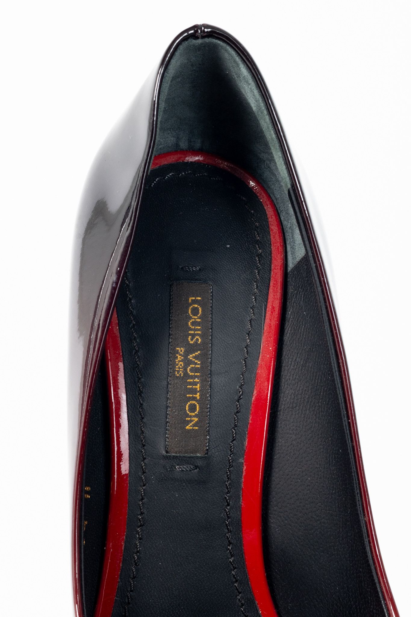 Louis Vuitton Louis Vuitton Gossip Ombre Patent Leather Cube Heels Size US 4.5 / IT 34.5 - 9 Thumbnail