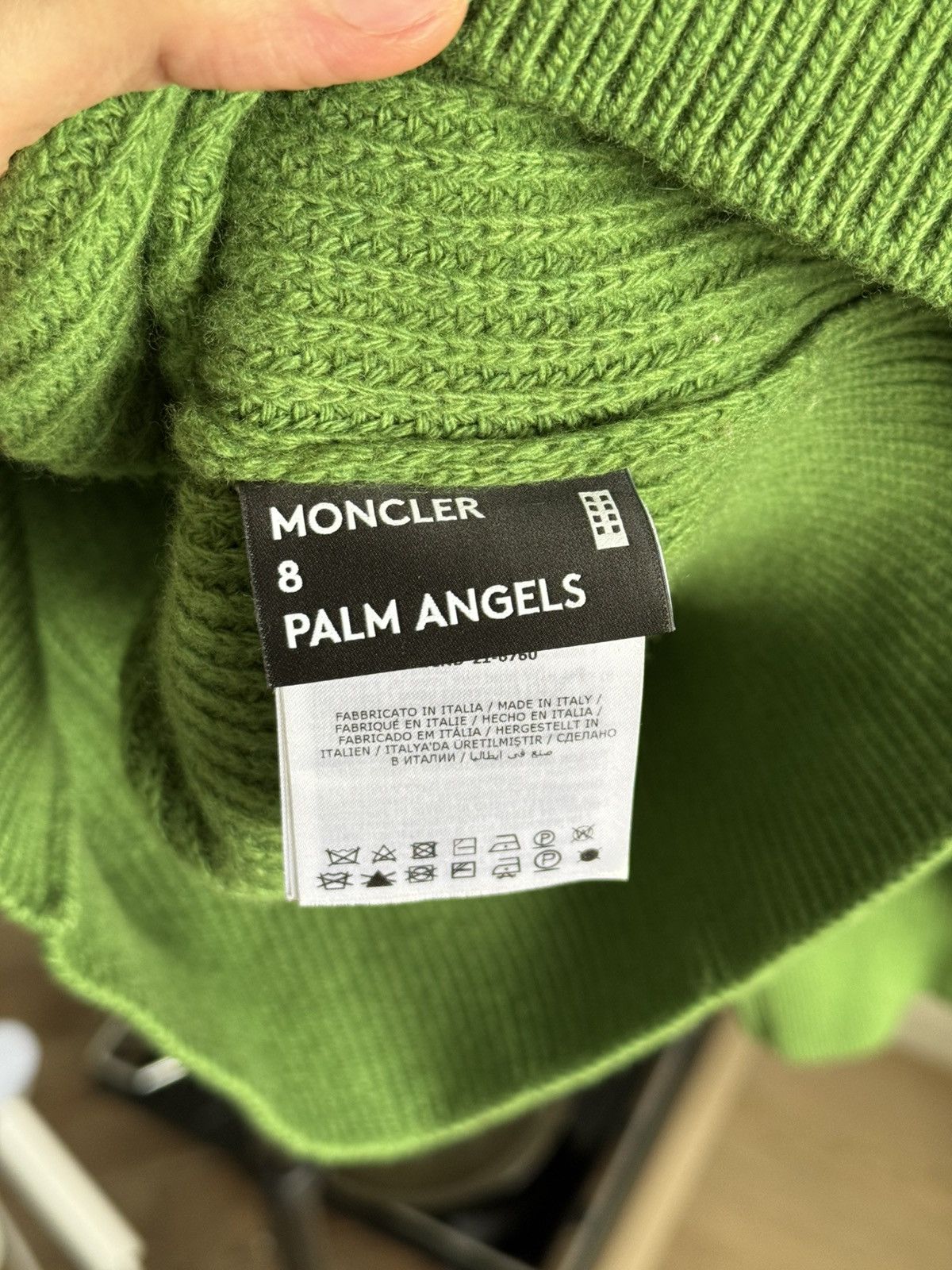 Moncler × Palm Angels Moncler x Palm Angels wool jumper Size US L / EU 52-54 / 3 - 8 Thumbnail