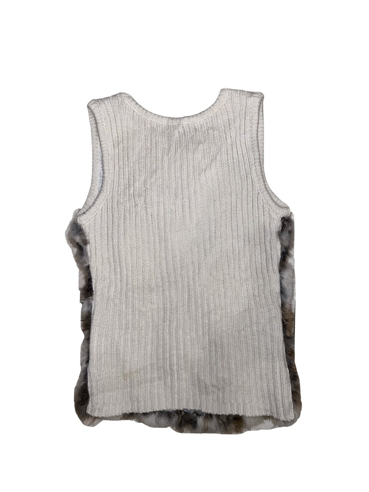 Japanese Brand CECIL McBEE rabbit fur tank top 🧝🏻‍♀️➕ Size M / US 6-8 / IT 42-44 - 3 Thumbnail