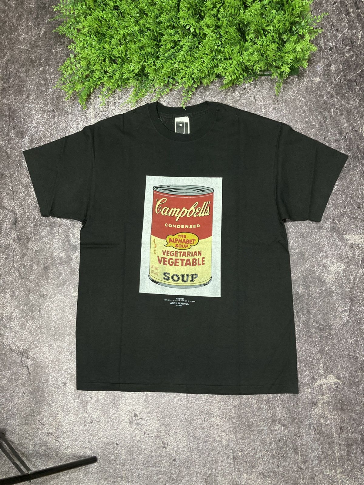 Vintage 90s Andy Warhol Campbell’s Soup TOBAGO T Shirt Tee