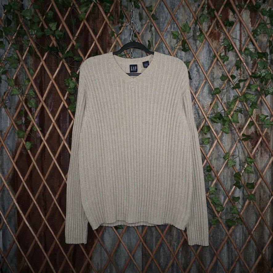 Gap Large - Vintage Y2K Gap Knit 90s 00s prep essential sweater Size US L / EU 52-54 / 3 - 1 Thumbnail
