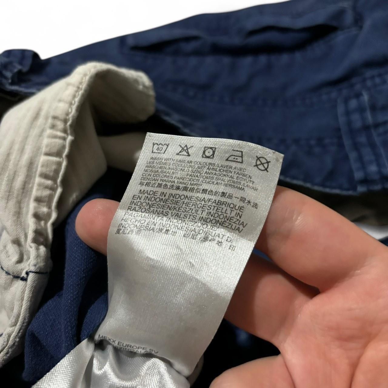 Mexx Deep Blue Cargo Shorts Size US 35 - 4 Thumbnail