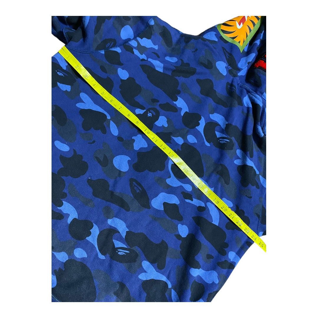 Bape BAPE Double Shark / Tiger Full Zip Hoodie Blue camo Size US XXL / EU 58 / 5 - 6 Thumbnail