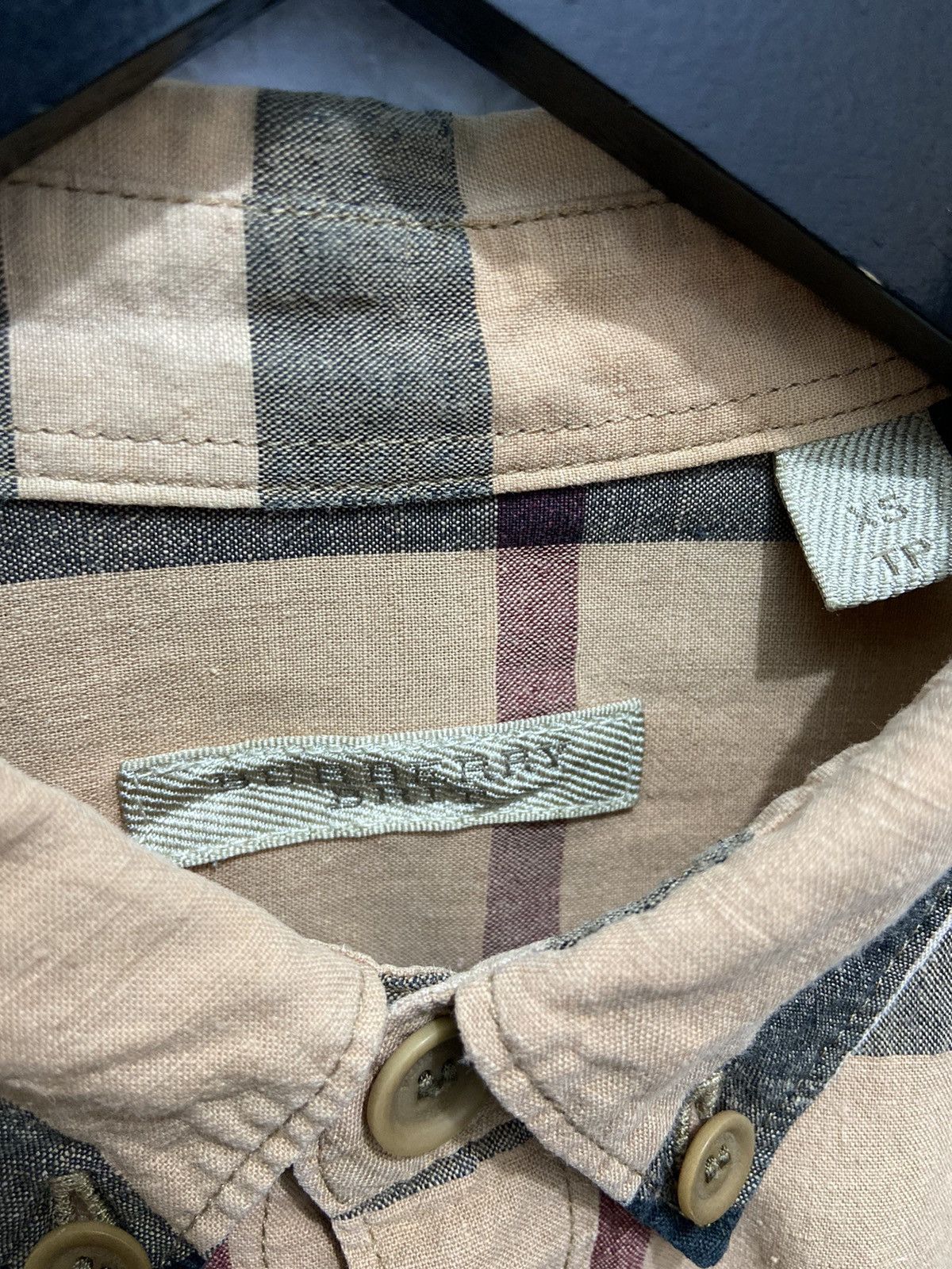 Burberry × Vintage Burberry Nova Check Shirt Size XS / US 0-2 / IT 36-38 - 4 Thumbnail