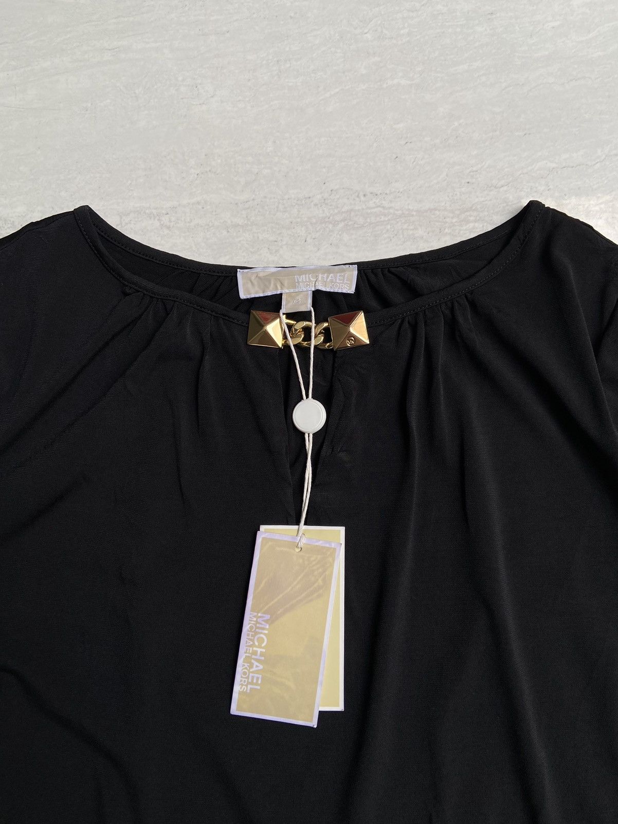 Michael Kors MICHAEL KORS Black Long Sleeve T-shirt Size US XS / EU 42 / 0 - 9 Thumbnail