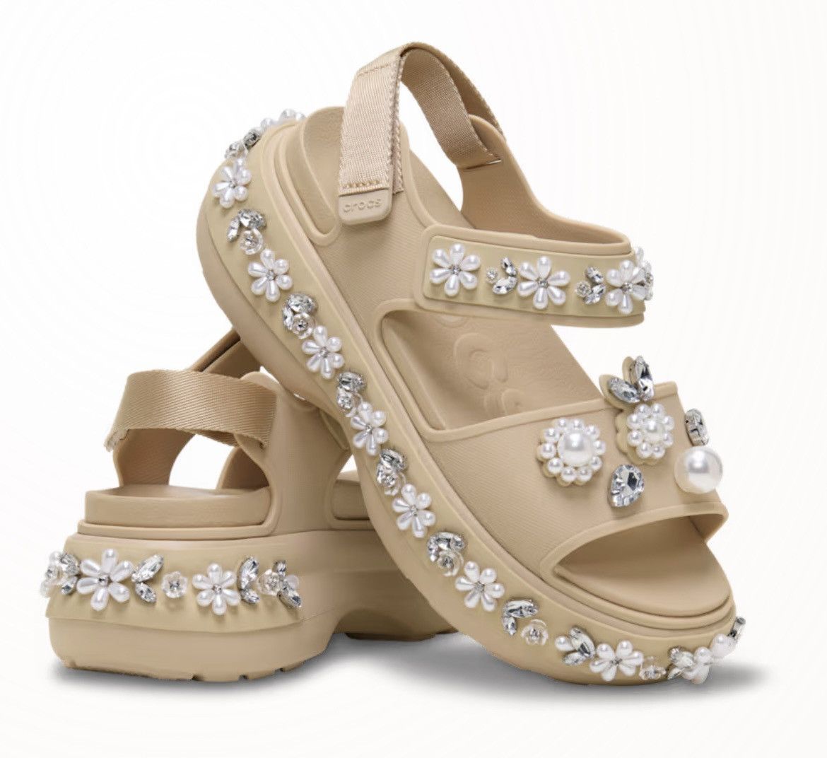 Crocs × Simone Rocha Simone Rocha x Crocs Soho Sandal Chai size US 9 Size US 9 / IT 39 - 1 Thumbnail
