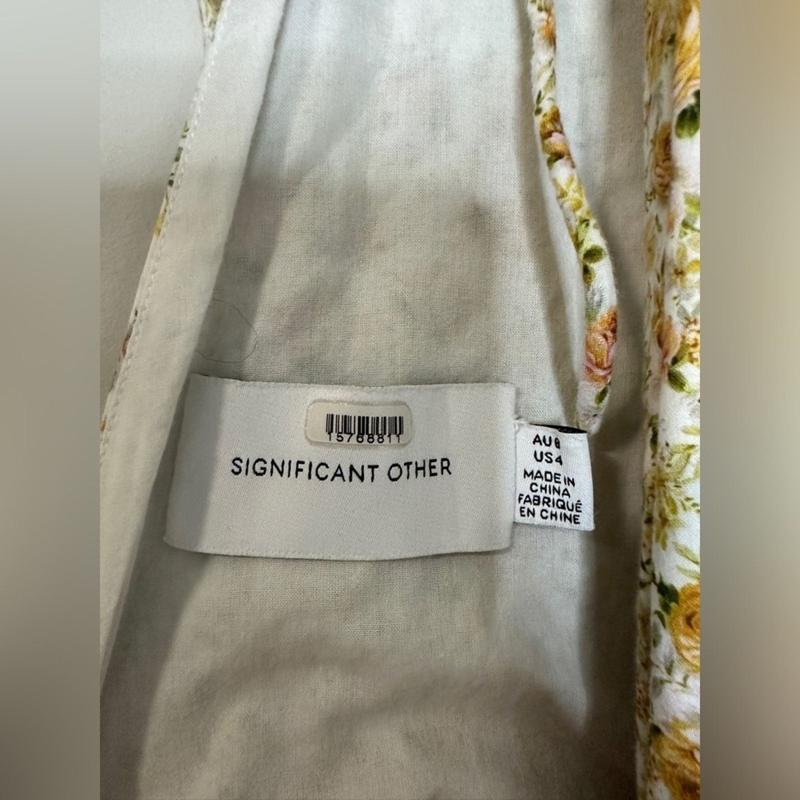 Significant Other Significant Other US 4 Adele Dress Yellow Floral Maxi Size S / US 4 / IT 40 - 9 Thumbnail