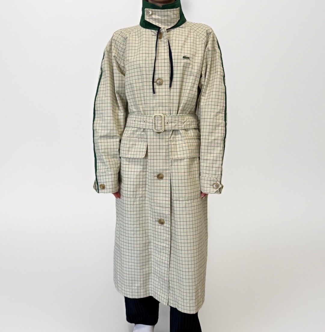 Lacoste Lacoste Trench Coat Jacket Womens Checked size 38 Size XS / US 0-2 / IT 36-38 - 1 Thumbnail