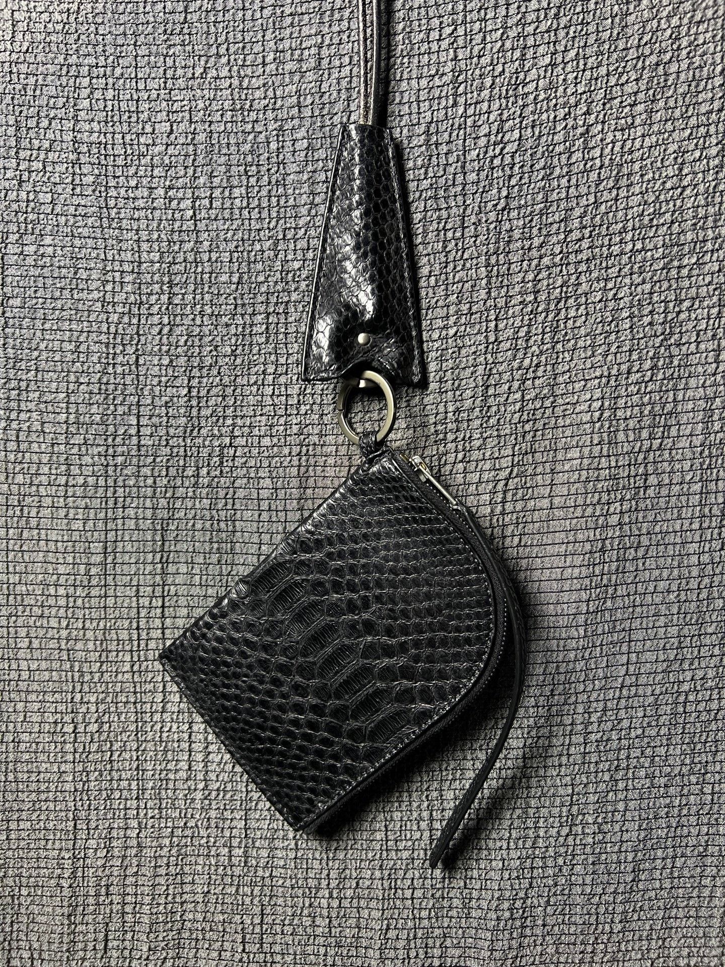 Rick Owens Rick Owens 13FW Snake Skin Card Holder Size ONE SIZE - 1 Thumbnail
