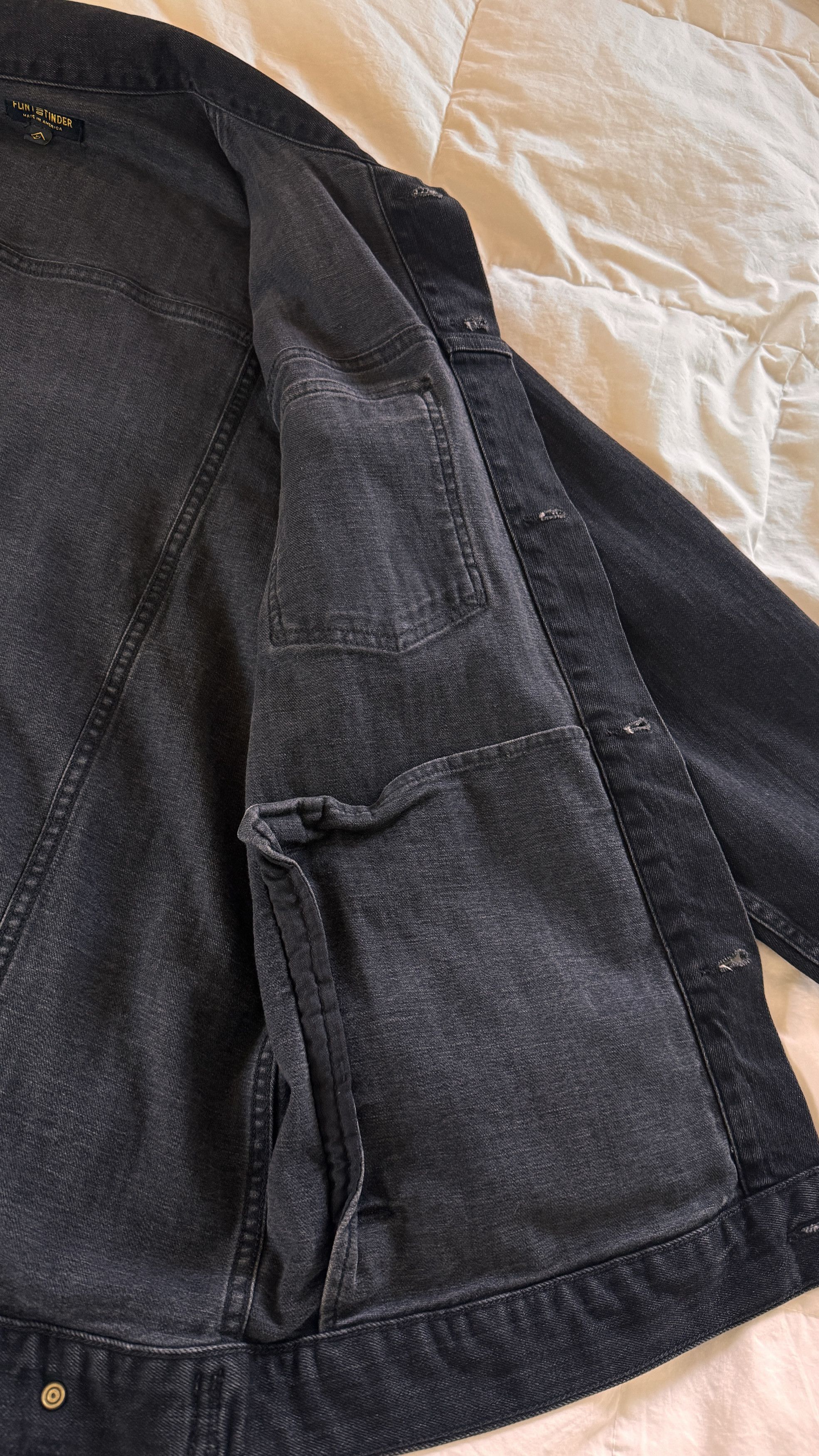 Flint And Tinder Stretch Denim Trucker Size US XL / EU 56 / 4 - 3 Thumbnail