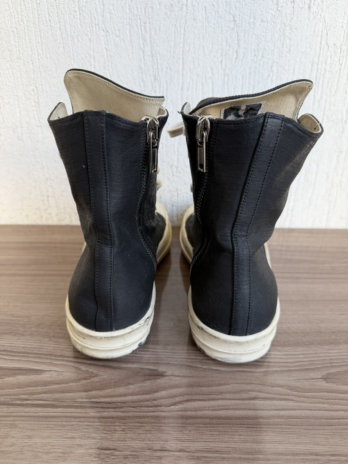 Rick Owens Drkshdw Waxed drkshdw ramones Size US 10 / EU 43 - 17 Thumbnail