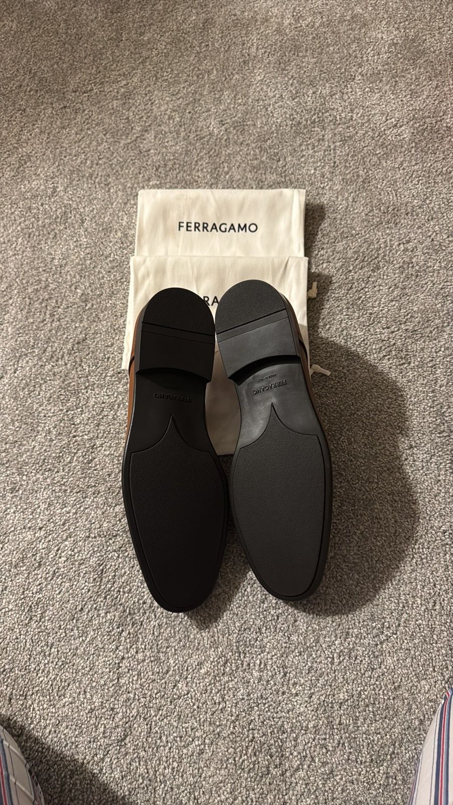 Salvatore Ferragamo Salvatore Ferragamo Calf Leather Lace-up Derbies Size US 11.5 / EU 44-45 - 11 Thumbnail