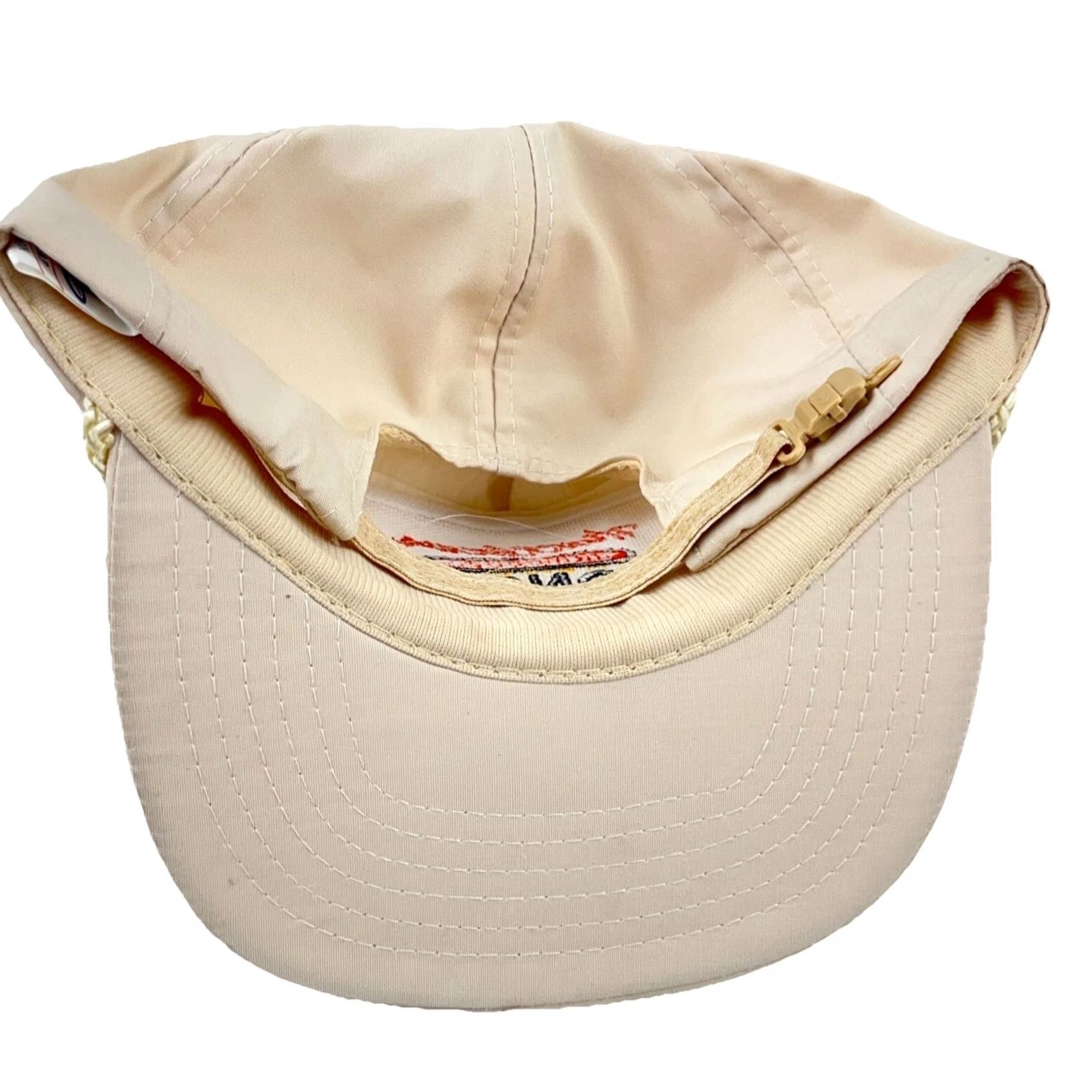 Coal VINTAGE Consol Trucker Hat Cap Coal Mining 80s 90s Rope Matthews Tan One Size Mens Size ONE SIZE - 4 Thumbnail