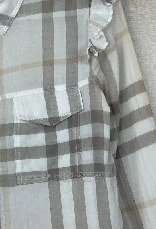 Burberry Burberry Color-Block Cotton Women’s Shirt. Size XL / US 12-14 / IT 48-50 - 3 Thumbnail