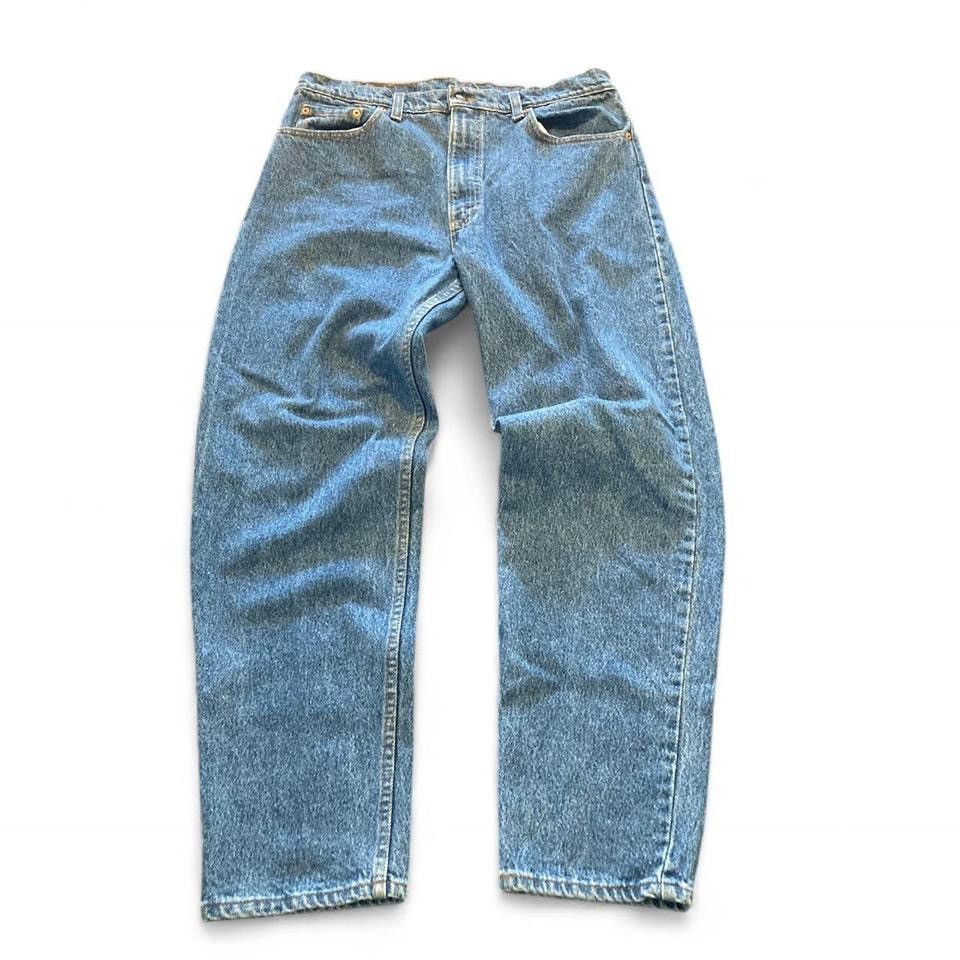 Levi's Vintage Clothing 1985-2000 Levi’s 550 Blue Denim Jeans Baggy Fit Jeans Size US 38 / EU 54 - 1 Thumbnail