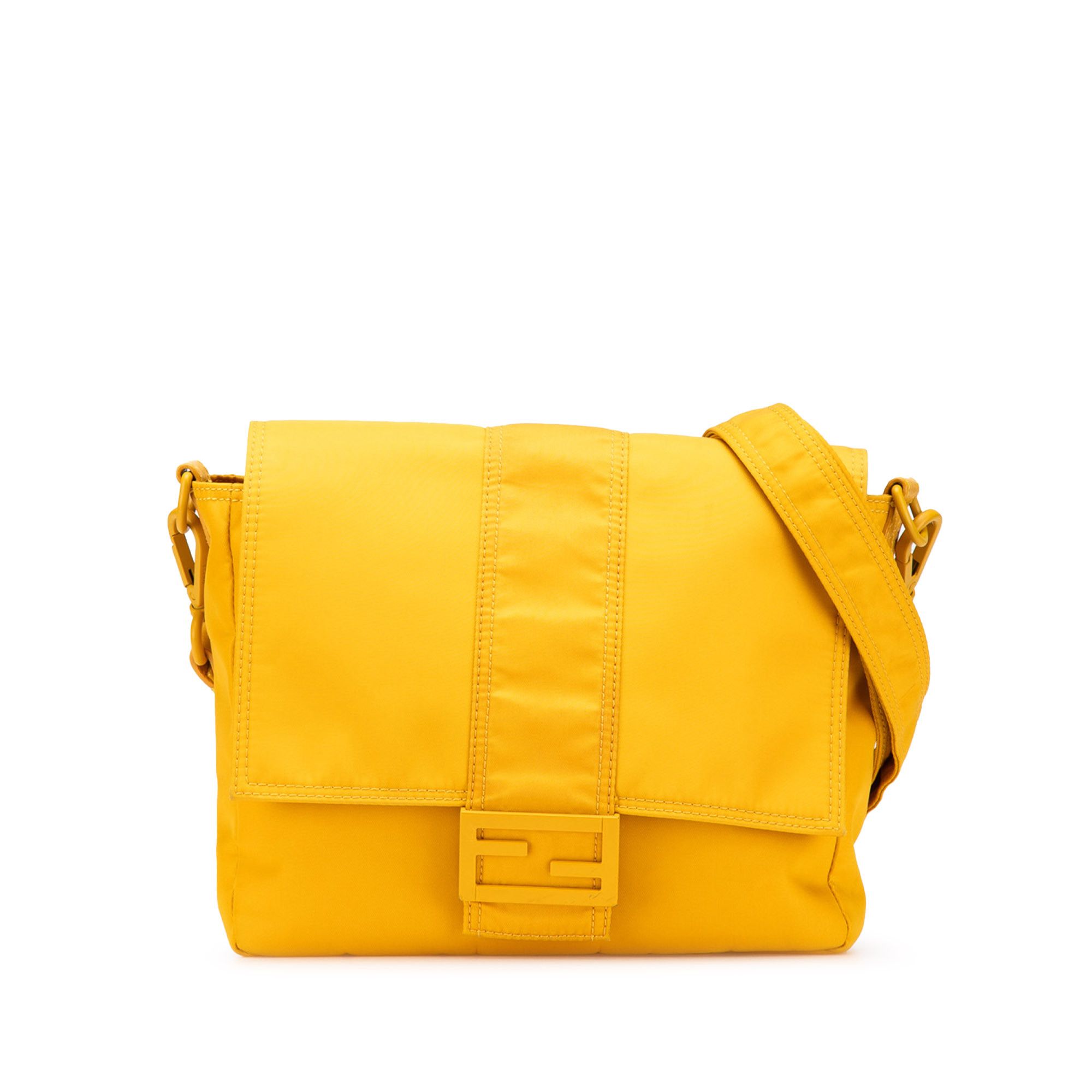 Fendi Fendi Medium Econyl Nylon Baguette Crossbody Size ONE SIZE - 1 Thumbnail