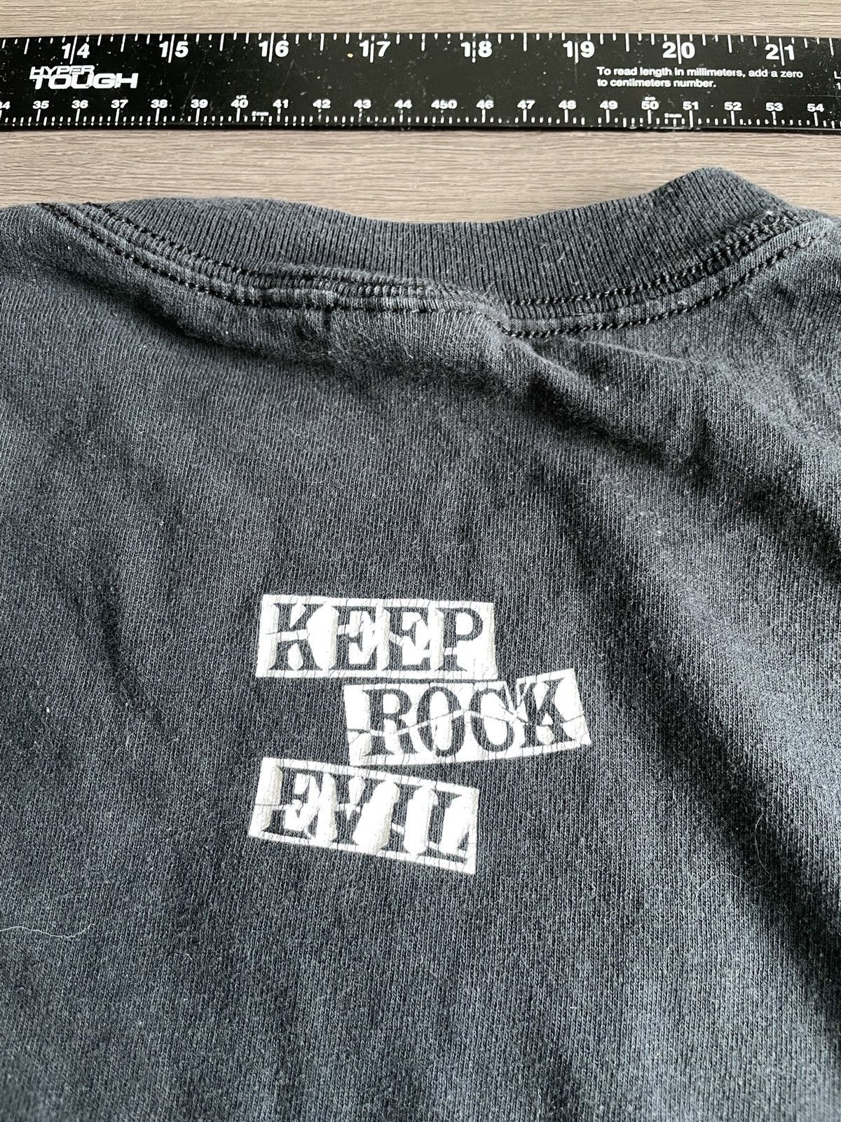 Vintage Vintage 90’s The Bulemics “Keep Rock Evil” T-shirt (Sz.XL) Size US XL / EU 56 / 4 - 5 Thumbnail