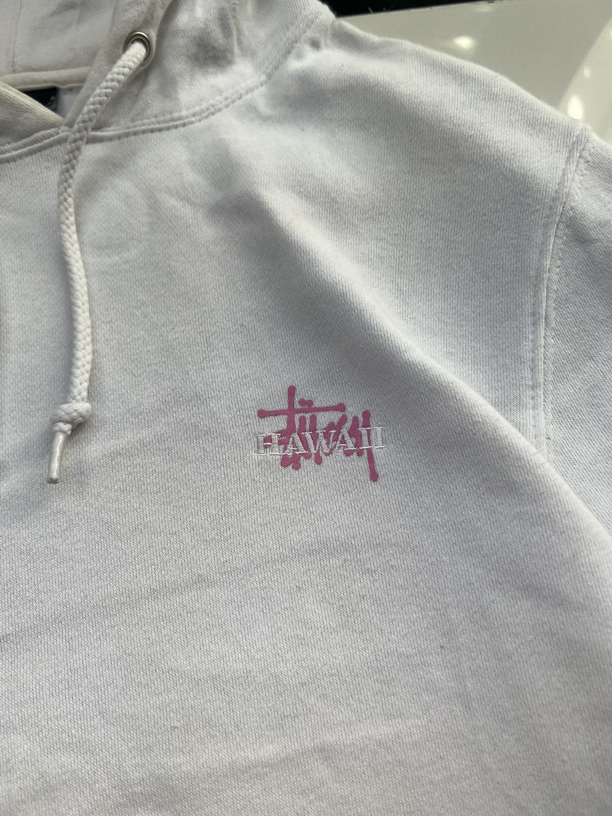 Stussy × Vintage 90's STUSSY HAWAII Y2K SMALL LOGO HOODIE RARE RETRO Size US S / EU 44-46 / 1 - 4 Thumbnail