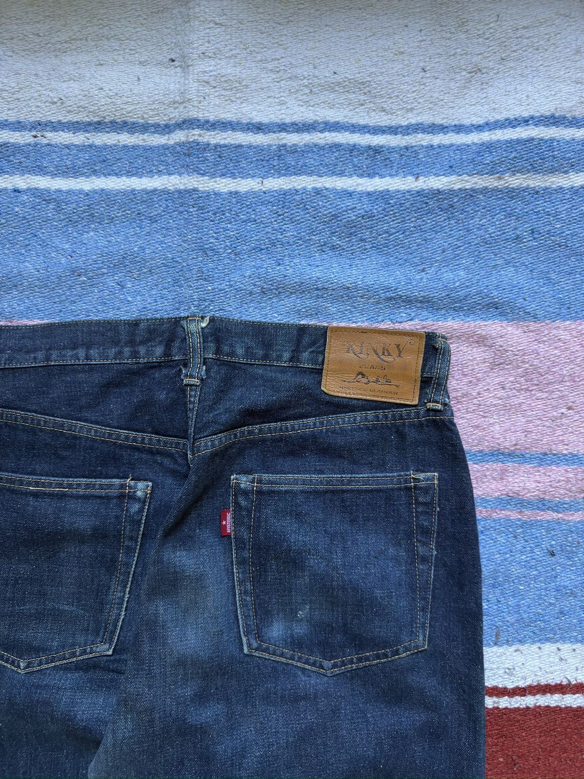Hysteric Glamour × Japanese Brand × Vintage Vintage 1990s Kinky Hysteric Glamour Selvedge Jeans Size US 31 - 3 Thumbnail