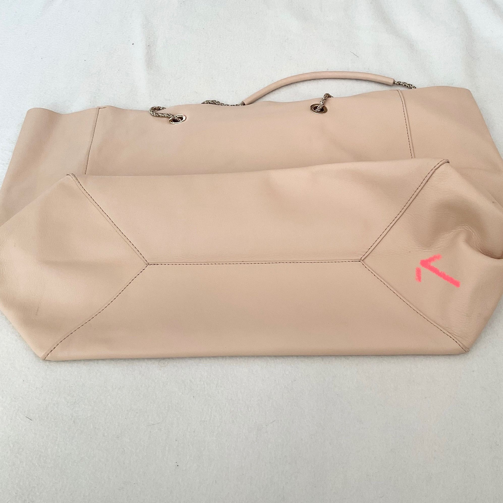 Sezane Sezane blush pink leather gaby tote large Size ONE SIZE - 4 Thumbnail