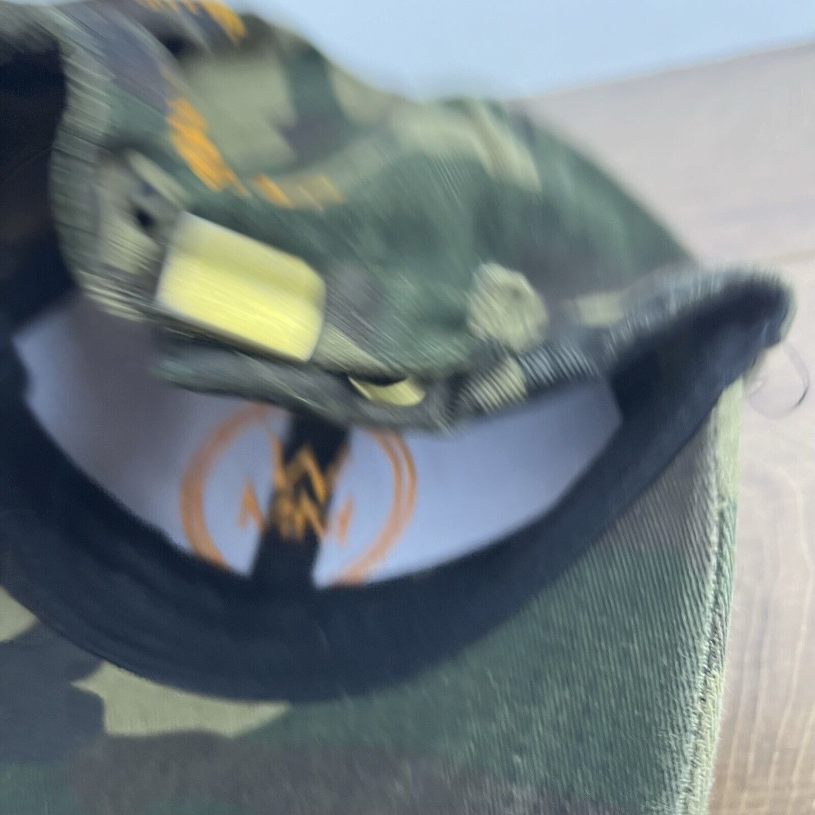 Other Working Man Militia Hat WMM Hat Green Camo Cap Adjustable Ca Size ONE SIZE - 13 Thumbnail