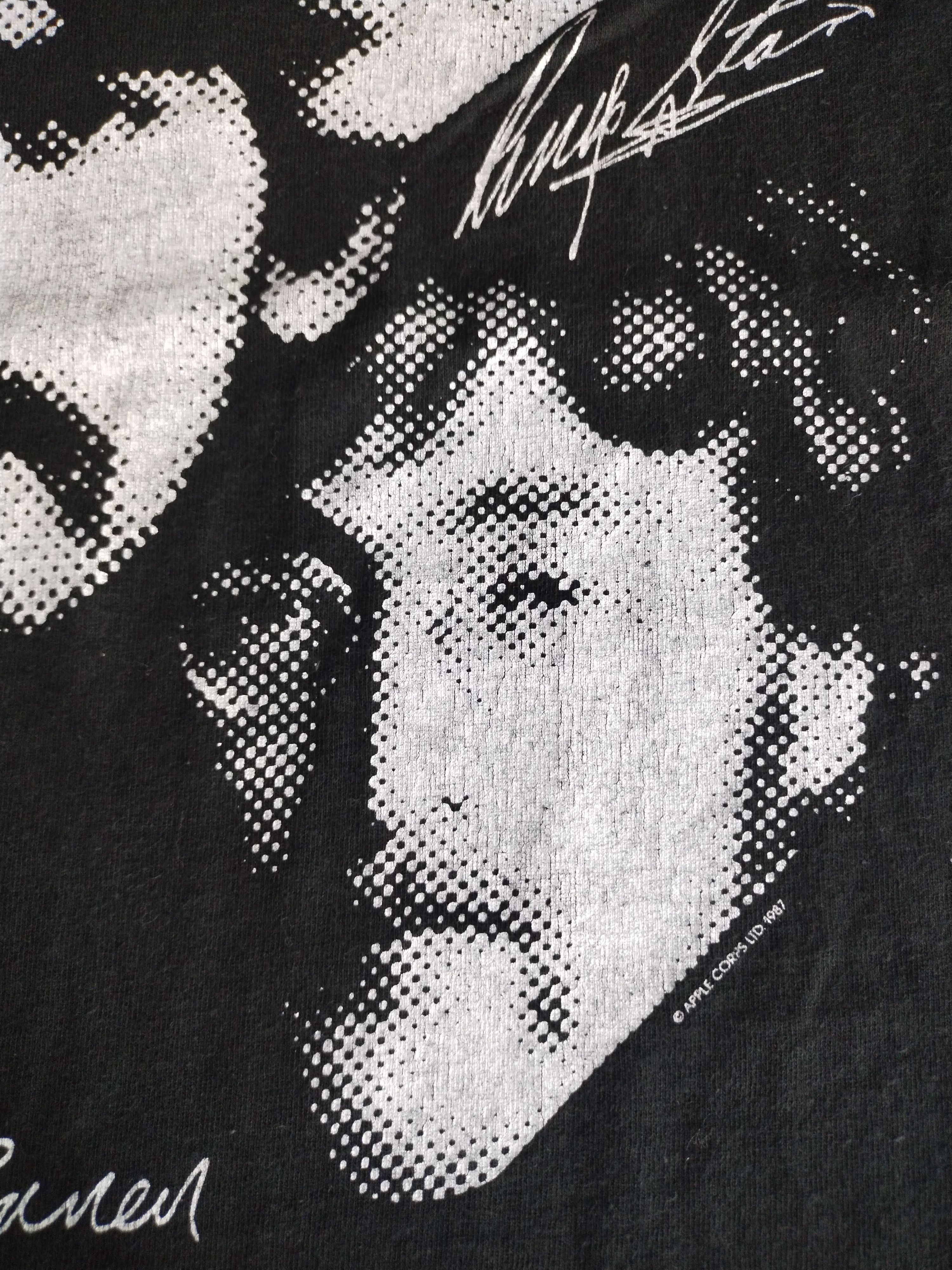 Band Tees Vintage The Beatles Apple Corps 1987 Tee John Lennon Size US L / EU 52-54 / 3 - 3 Thumbnail