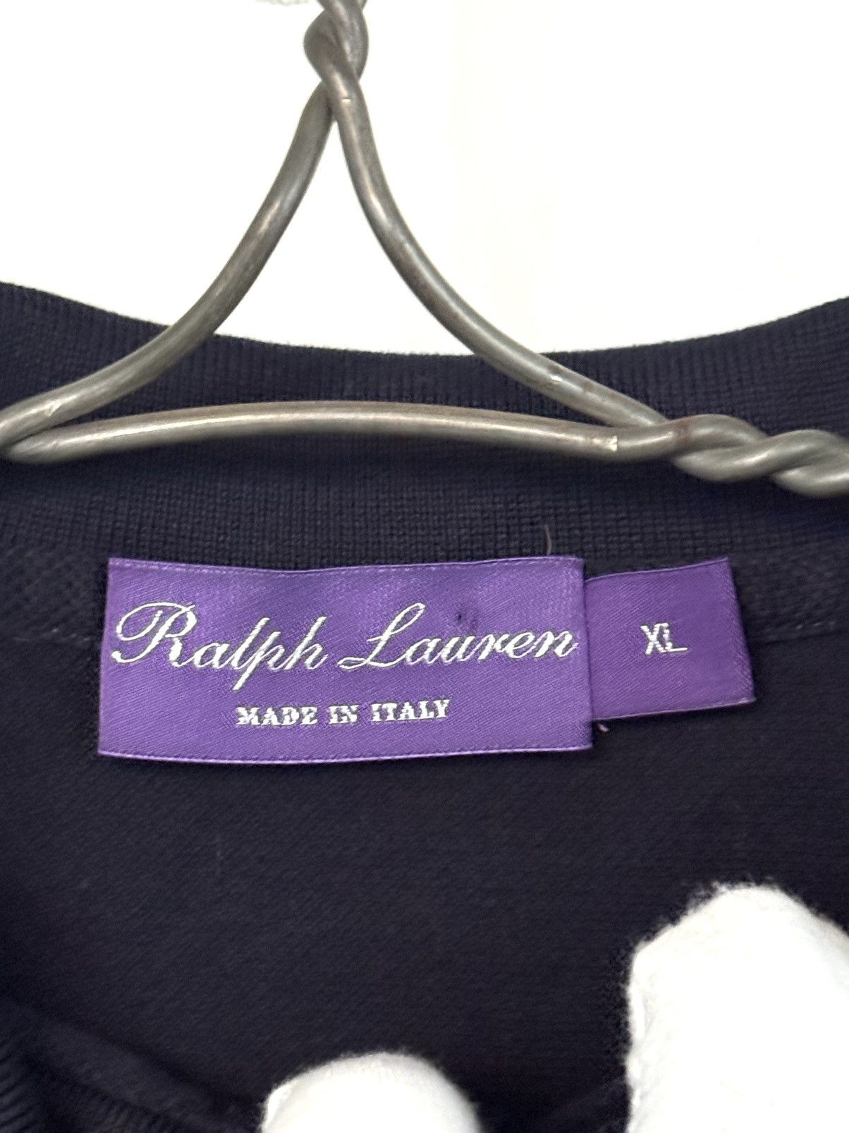Ralph Lauren Purple Label Ralph Lauren Purple Label teddy bear pique polo navy blue XL Size US XL / EU 56 / 4 - 2 Thumbnail