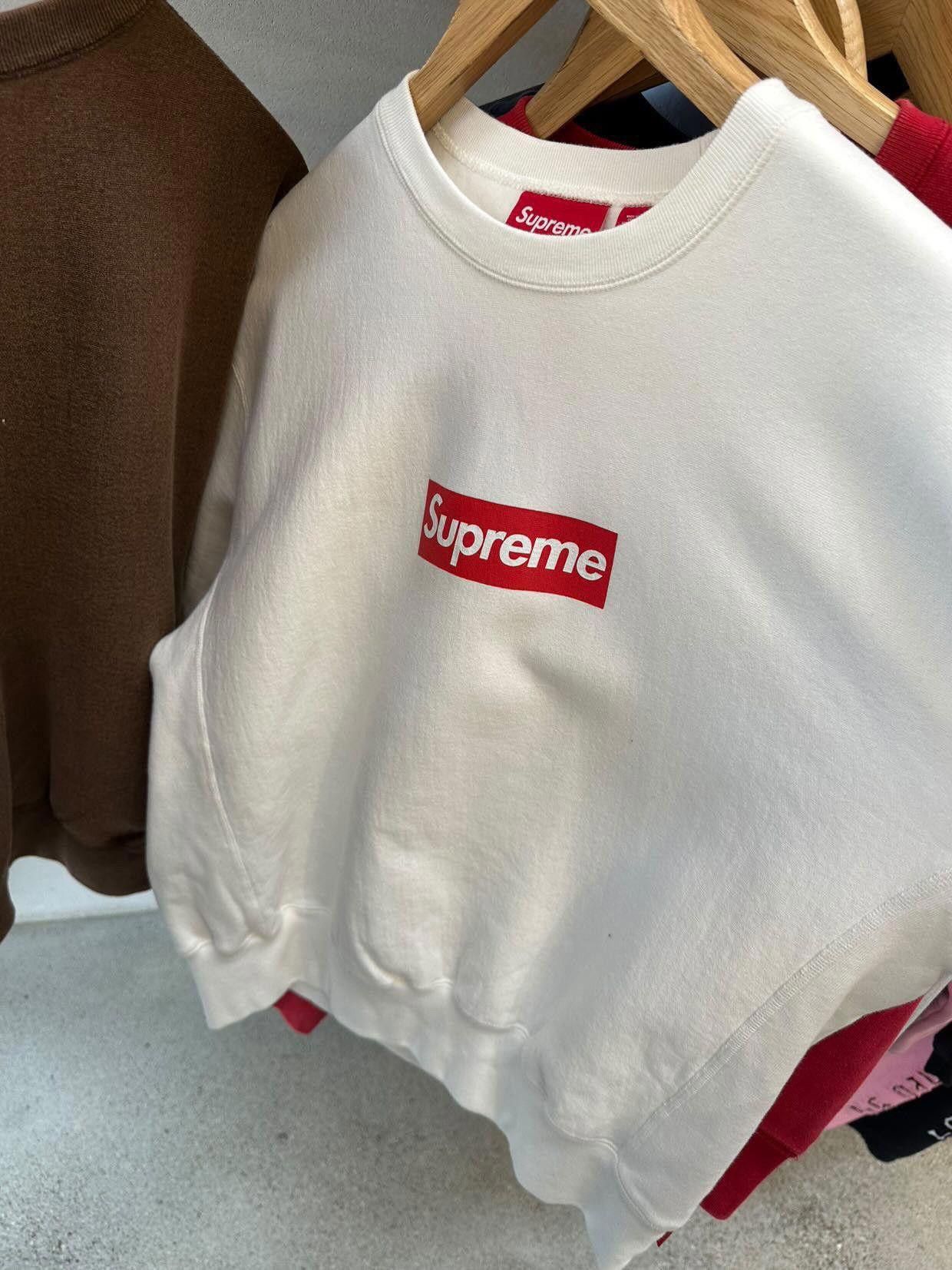 Supreme Supreme Washed Box Logo Crewneck Size Small Size US S / EU 44-46 / 1 - 3 Thumbnail