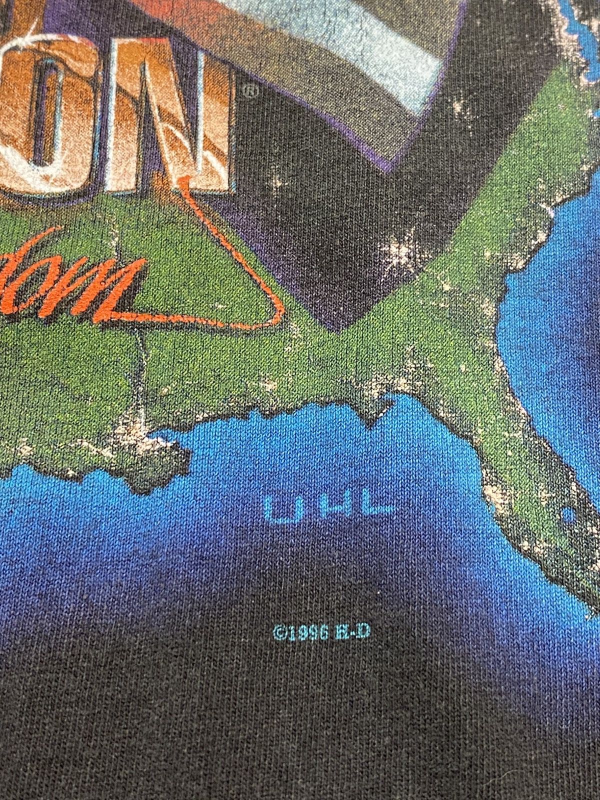 Harley Davidson Vintage 1996 Harley Davidson Made in Usa Single Stitch tee Size US L / EU 52-54 / 3 - 3 Thumbnail