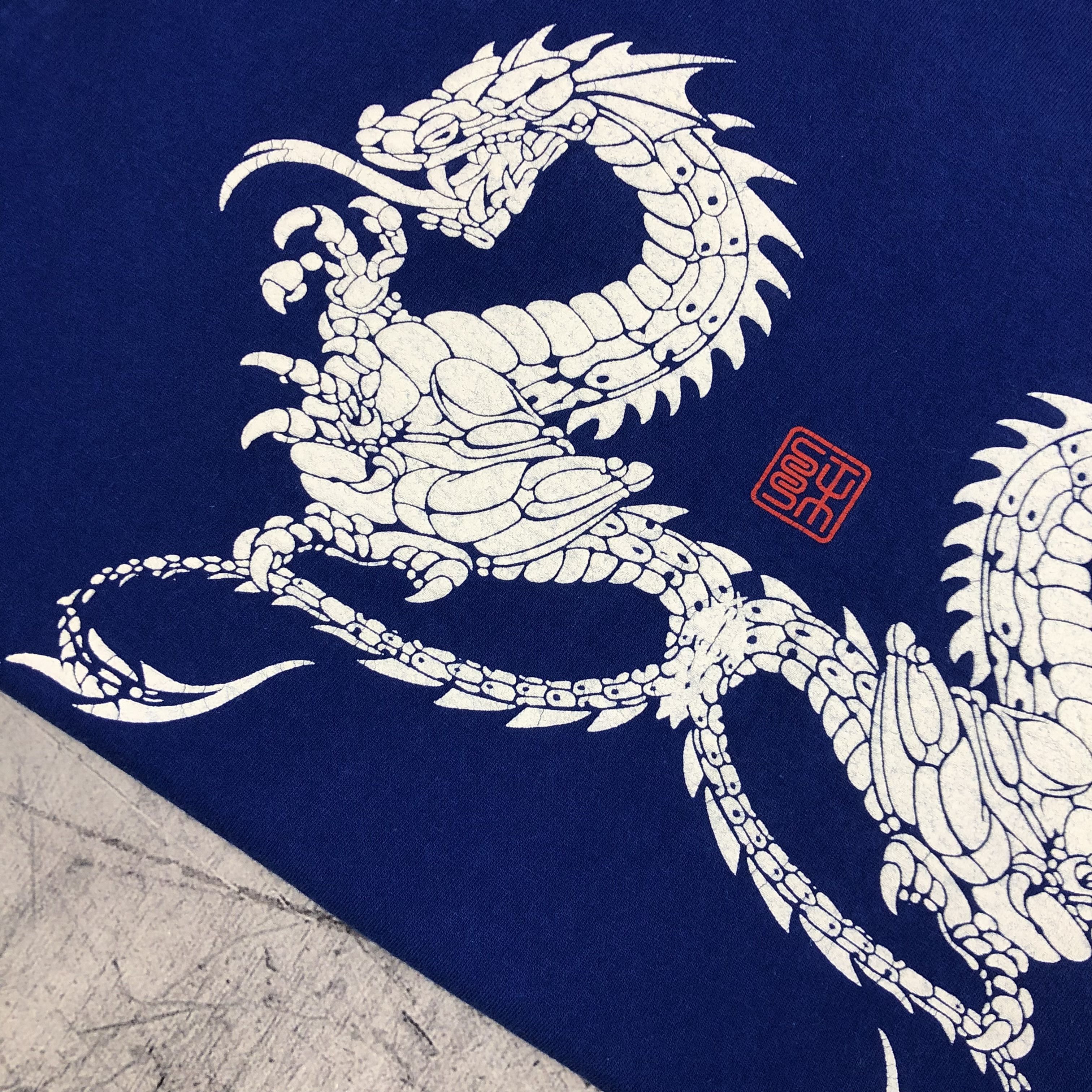Stussy Vintage Stussy Outdoor Dragon Puff Print Tee y2k sk8 Size US M / EU 48-50 / 2 - 4 Thumbnail