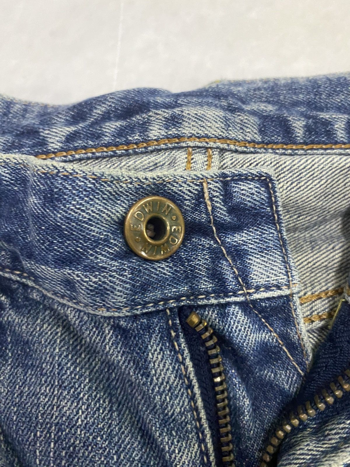Edwin Size 29x32 Vintage Edwin 505 Selvedge Denim Jeans Size US 29 - 8 Thumbnail