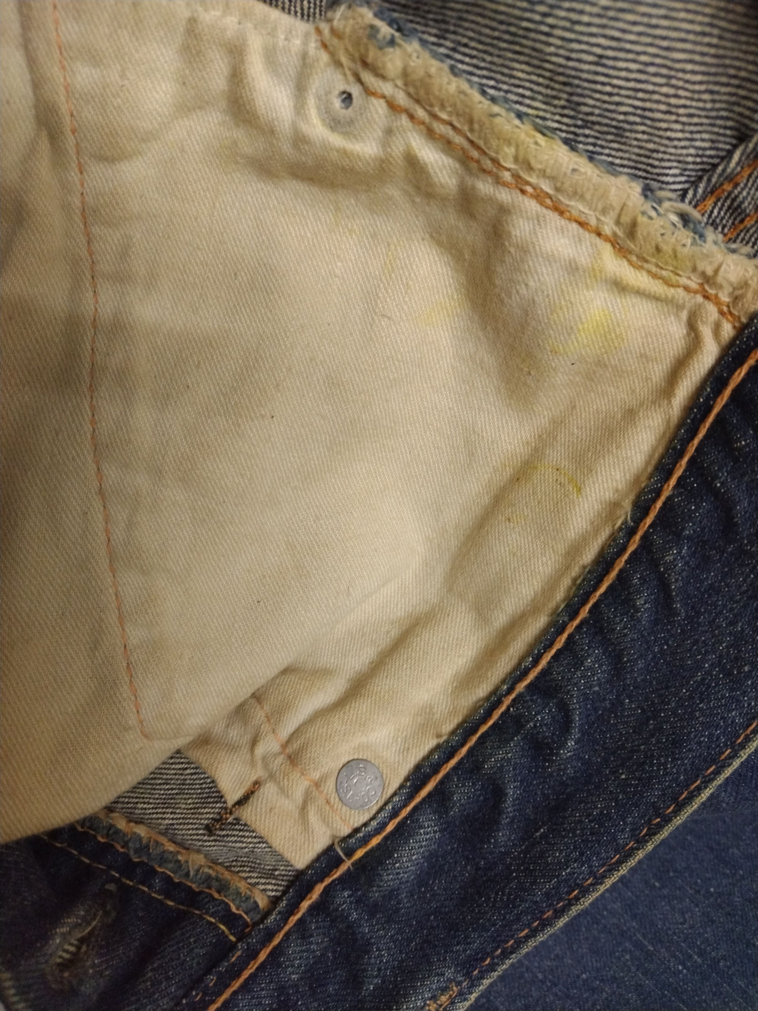 Levi's × Vintage 💥True Vtg 60's Levi’s top button 'W' Selvedge Rare🌟 Size US 32 / EU 48 - 16 Thumbnail