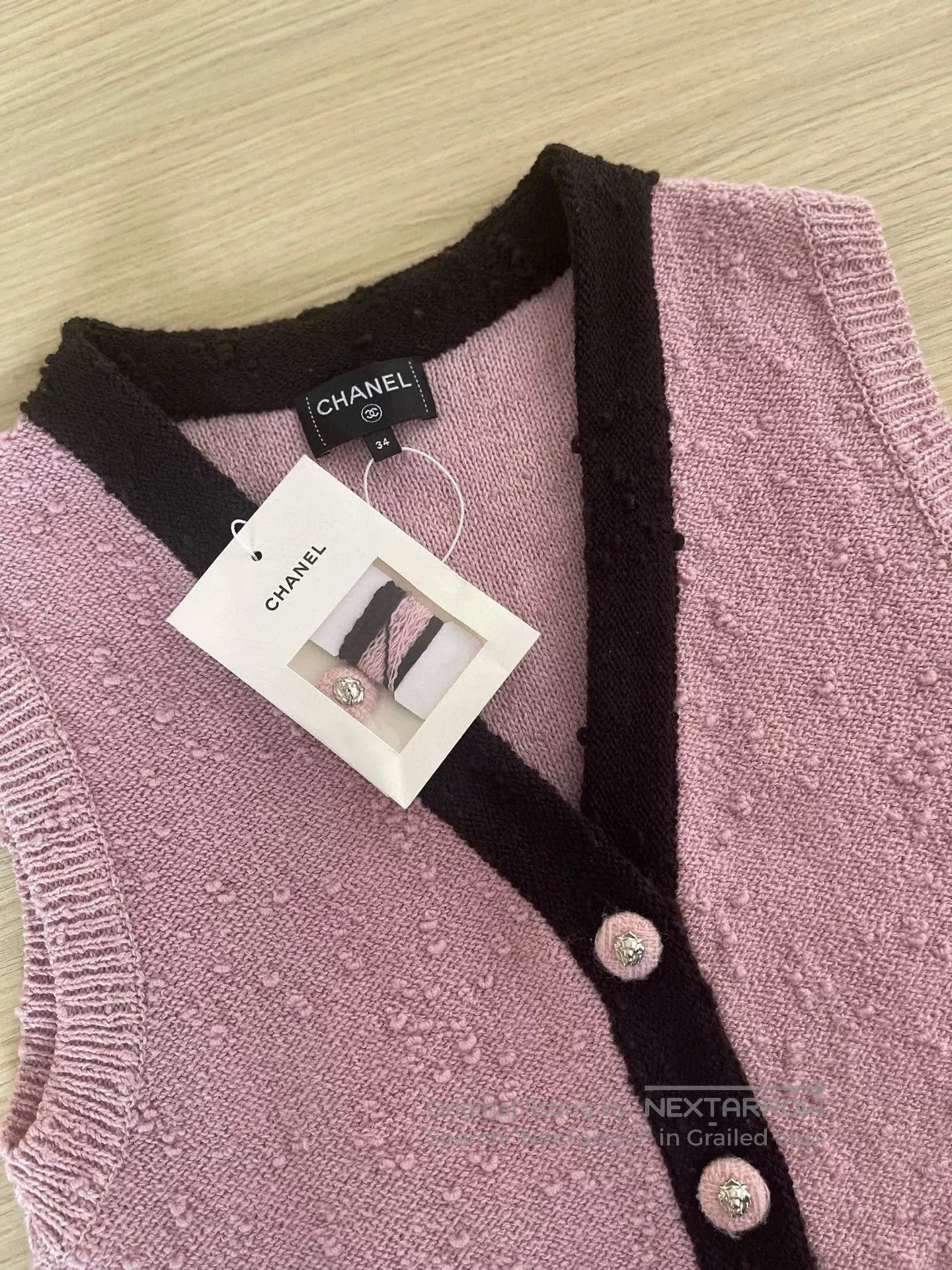 Chanel Chanel 2024 Pink Knit Vest FR34. Size US XS / EU 42 / 0 - 4 Thumbnail