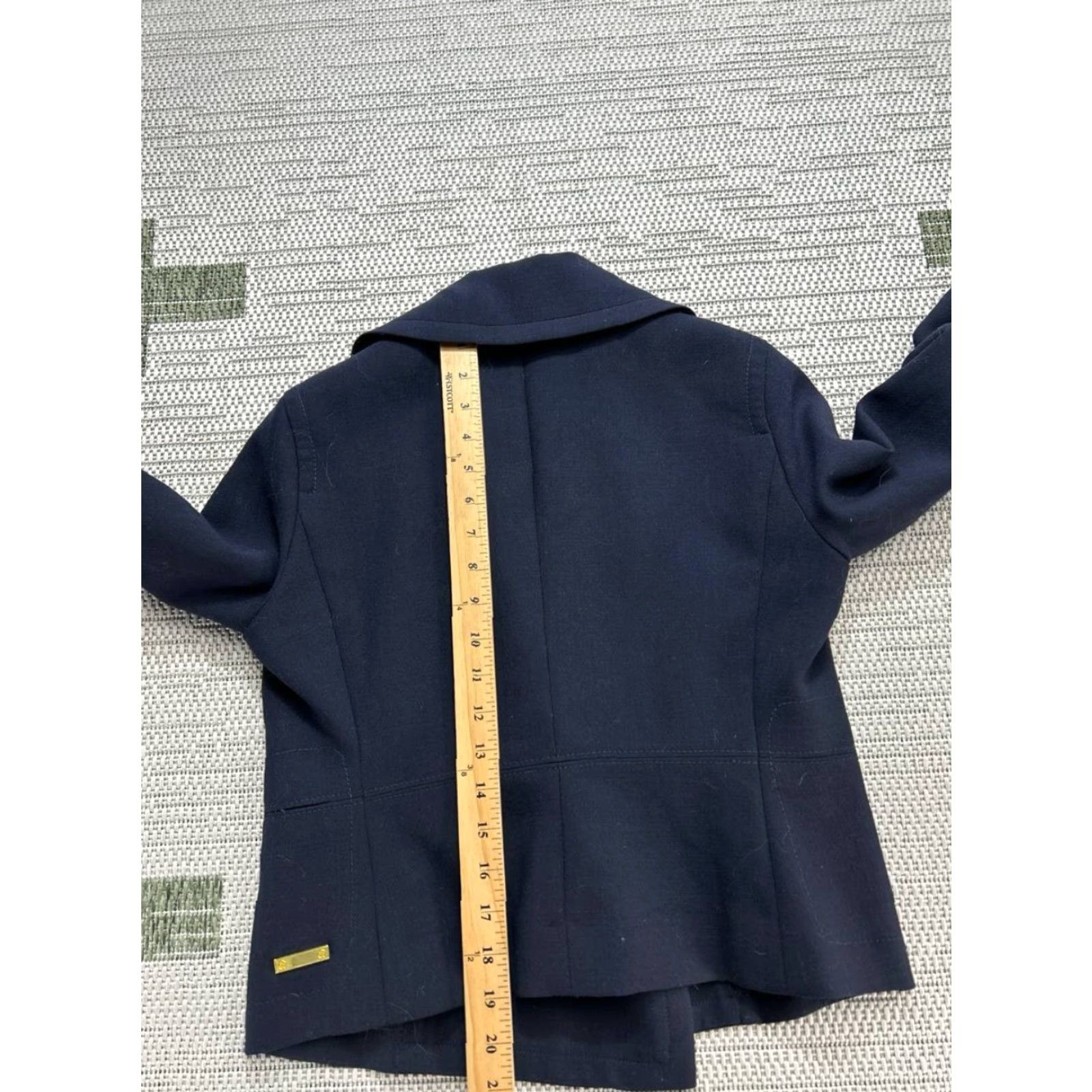 Tory Burch Tory Burch Jacket Womens 4 Wool Blend Peacoat Size S / US 4 / IT 40 - 7 Thumbnail
