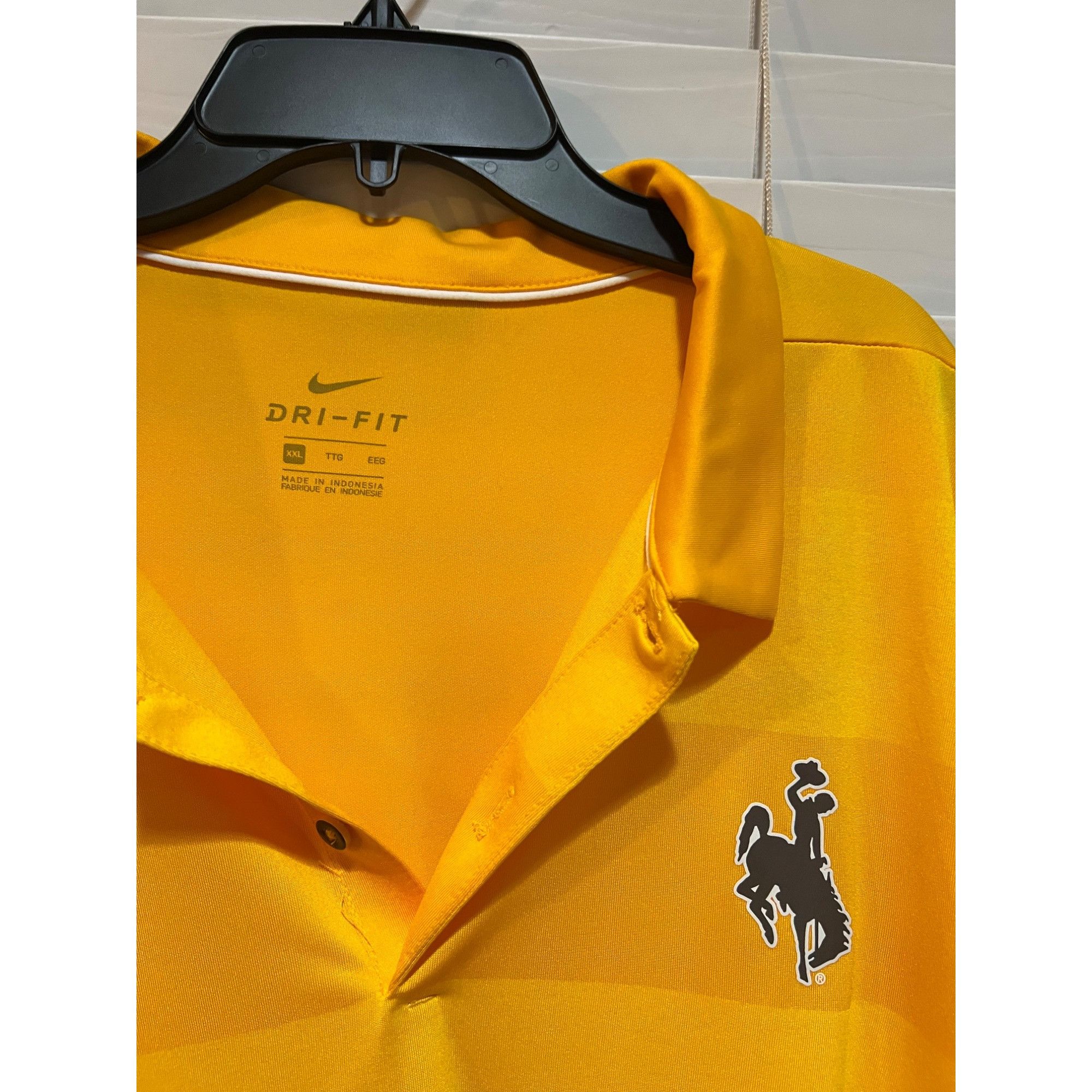 Nike Nike Wyoming Cowboys Polo Shirt - Size XXL Size US XXL / EU 58 / 5 - 2 Thumbnail