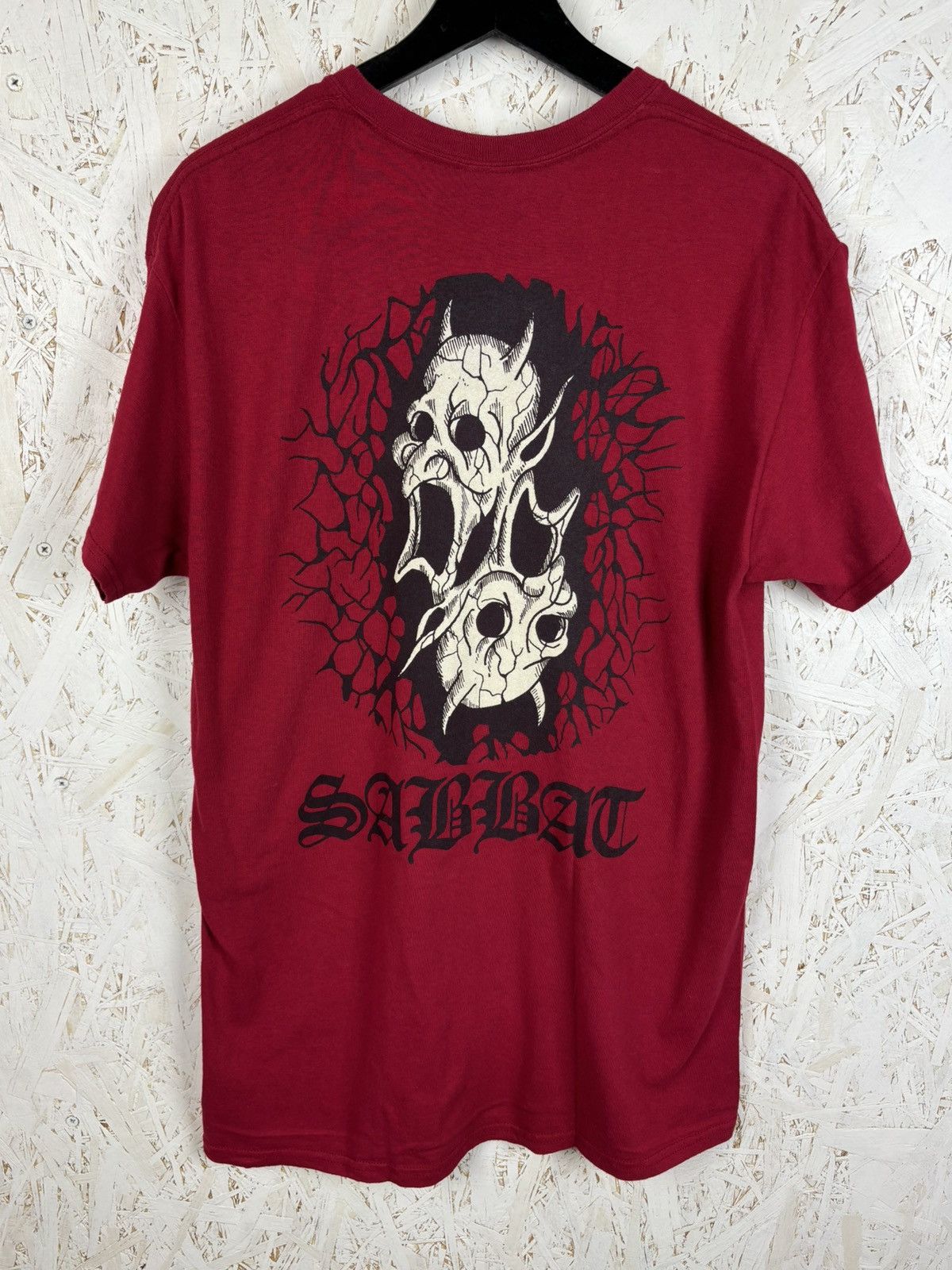 Band Tees 00s Sabbat Desecration Thrash Black Metal T-Shirt Red Size M Size US M / EU 48-50 / 2 - 7 Thumbnail
