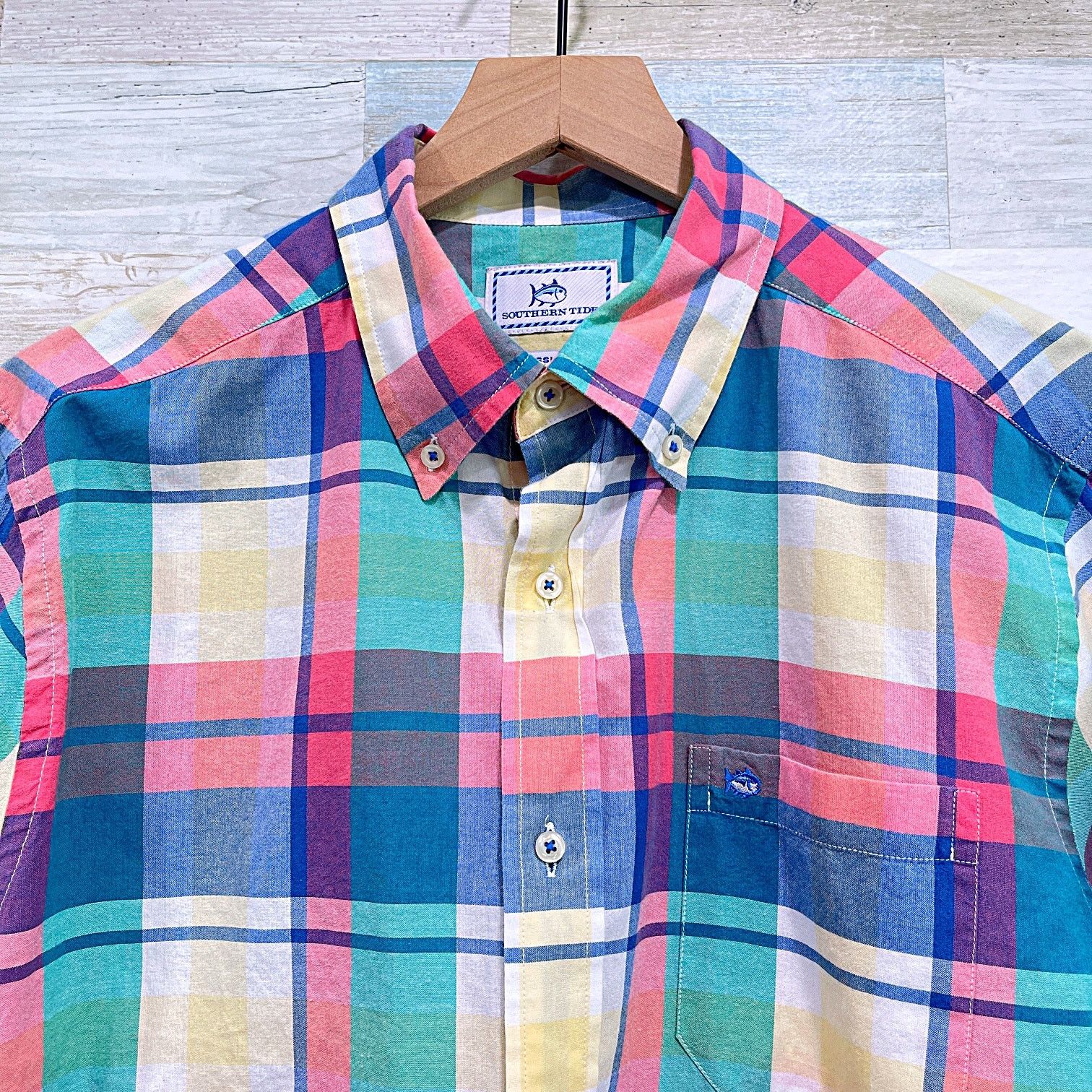 Southern Tide Southern Tide Preppy Plaid Button Down Shirt Classic Fit M Size US M / EU 48-50 / 2 - 2 Thumbnail