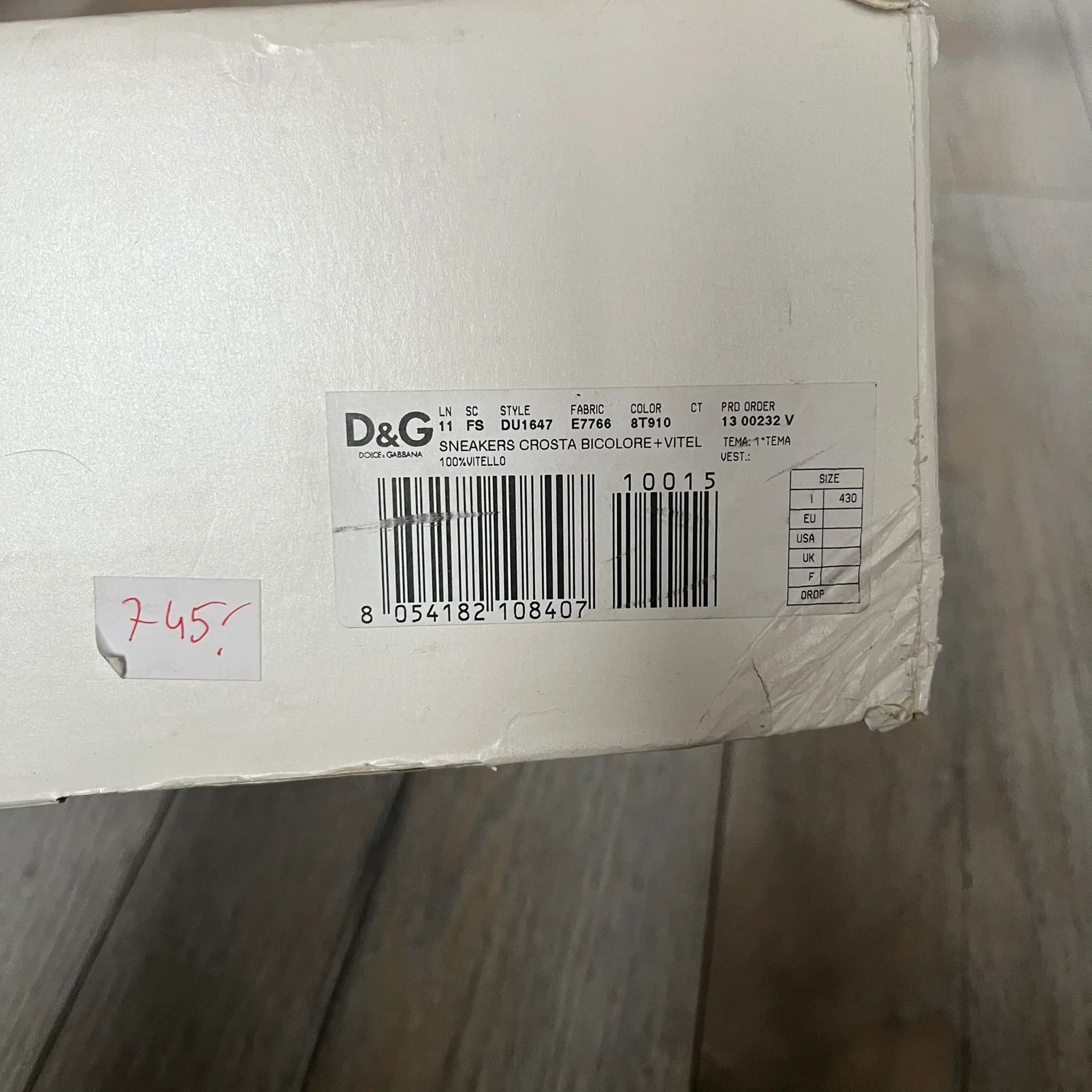 Dolce & Gabbana Dolce & Gabbana 2013 Bicolor Sneakers Size US 10 / EU 43 - 11 Thumbnail