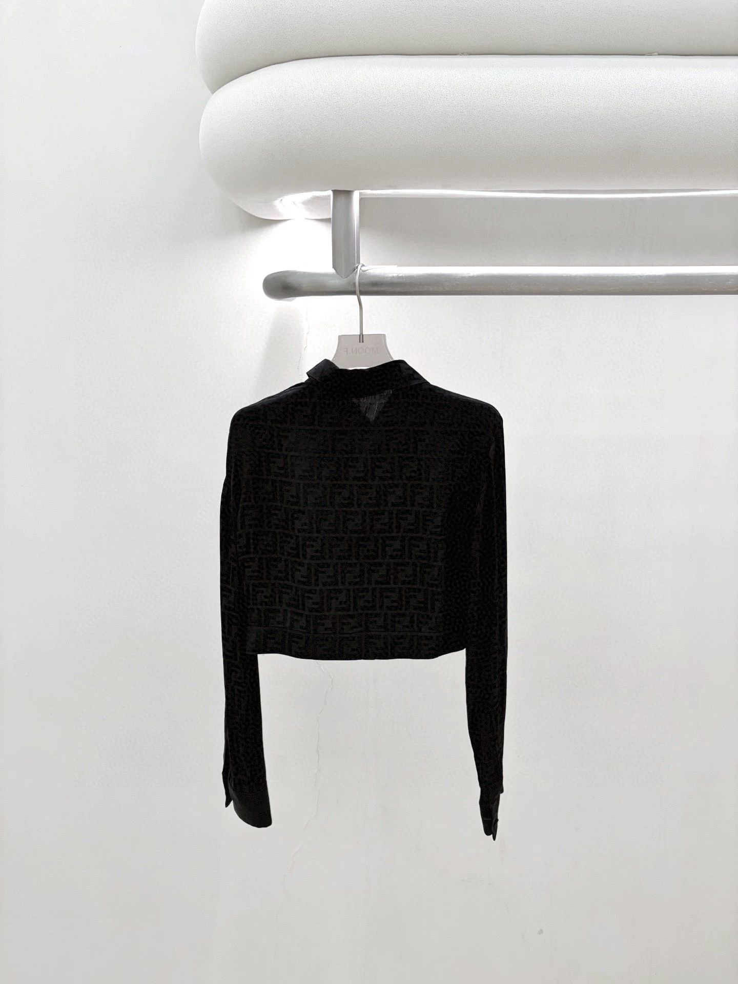 Fendi Fendi black allover print shirt 40, 2nd snags Size S / US 4 / IT 40 - 2 Thumbnail