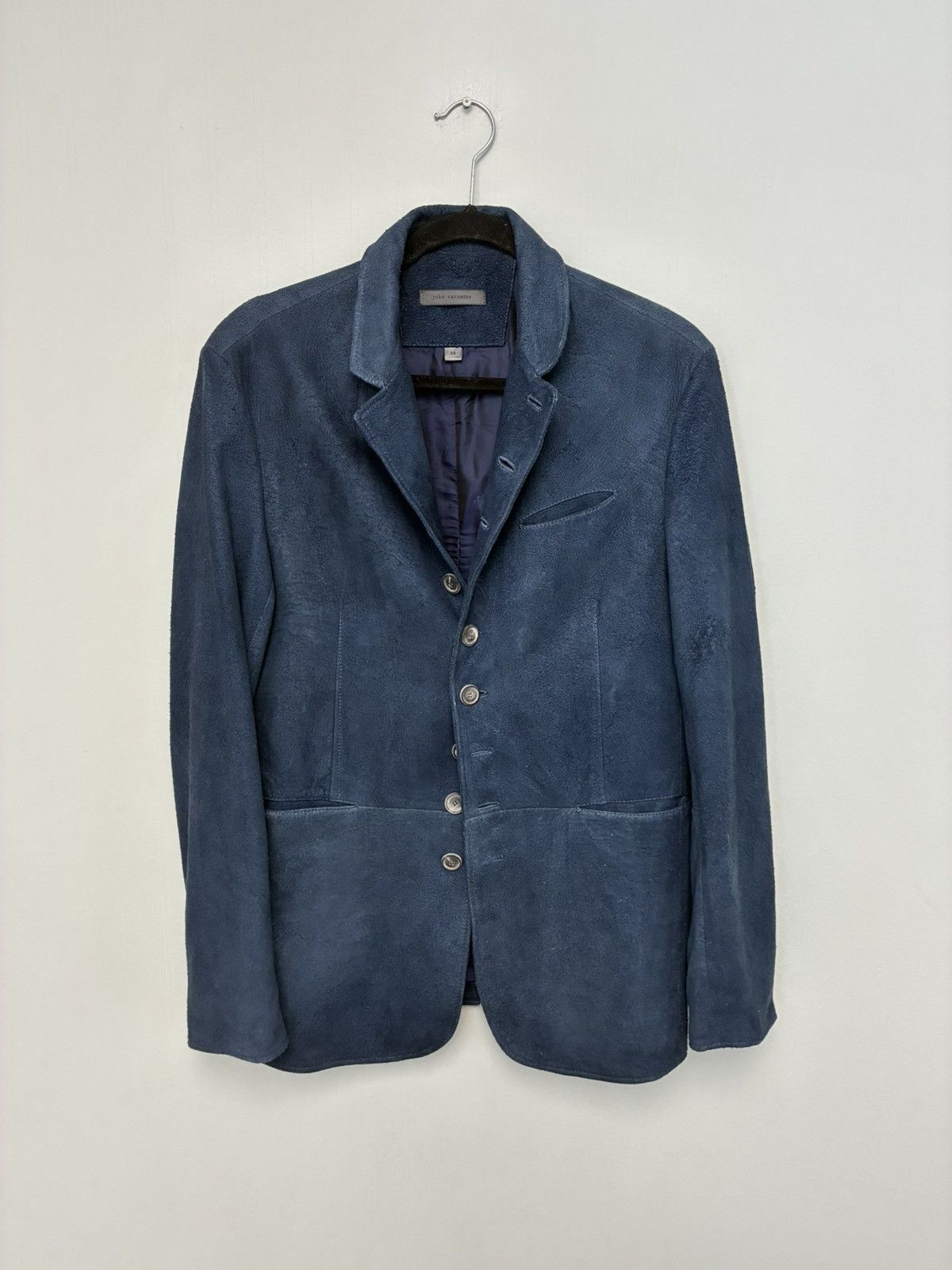 John Varvatos Woodward Multibutton Suede Jacket EU 46 USA 36 Size US S / EU 44-46 / 1 - 10 Thumbnail