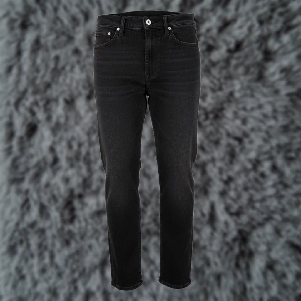 Levi's Levi's 514 Jeans Mens 36x34 Black Dark Wash Straight Denim Stretch Zip Fly Size US 36 / EU 52 - 1 Thumbnail