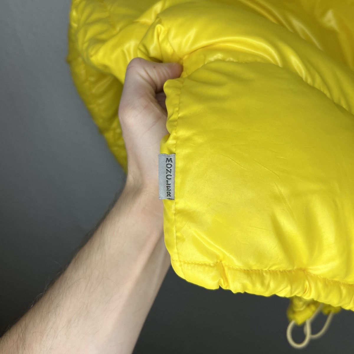 Moncler × Vintage Vintage 90s Moncler Puffer Down Jacket Yellow Rare Hype Size US L / EU 52-54 / 3 - 12 Thumbnail