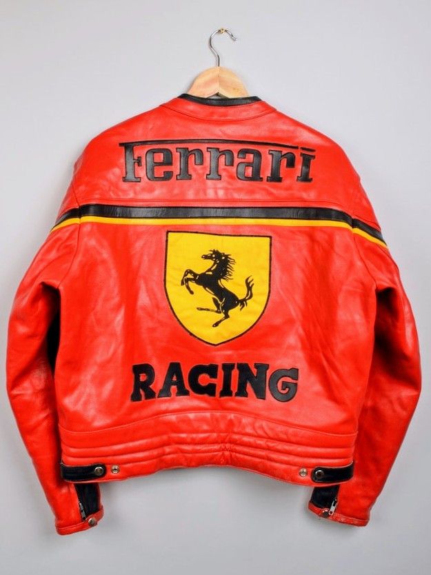 Ferrari 🔥 Vintage Ferrari 🔥 90s Racing Leather Jacket Streetwear Size US XL / EU 56 / 4 - 2 Thumbnail