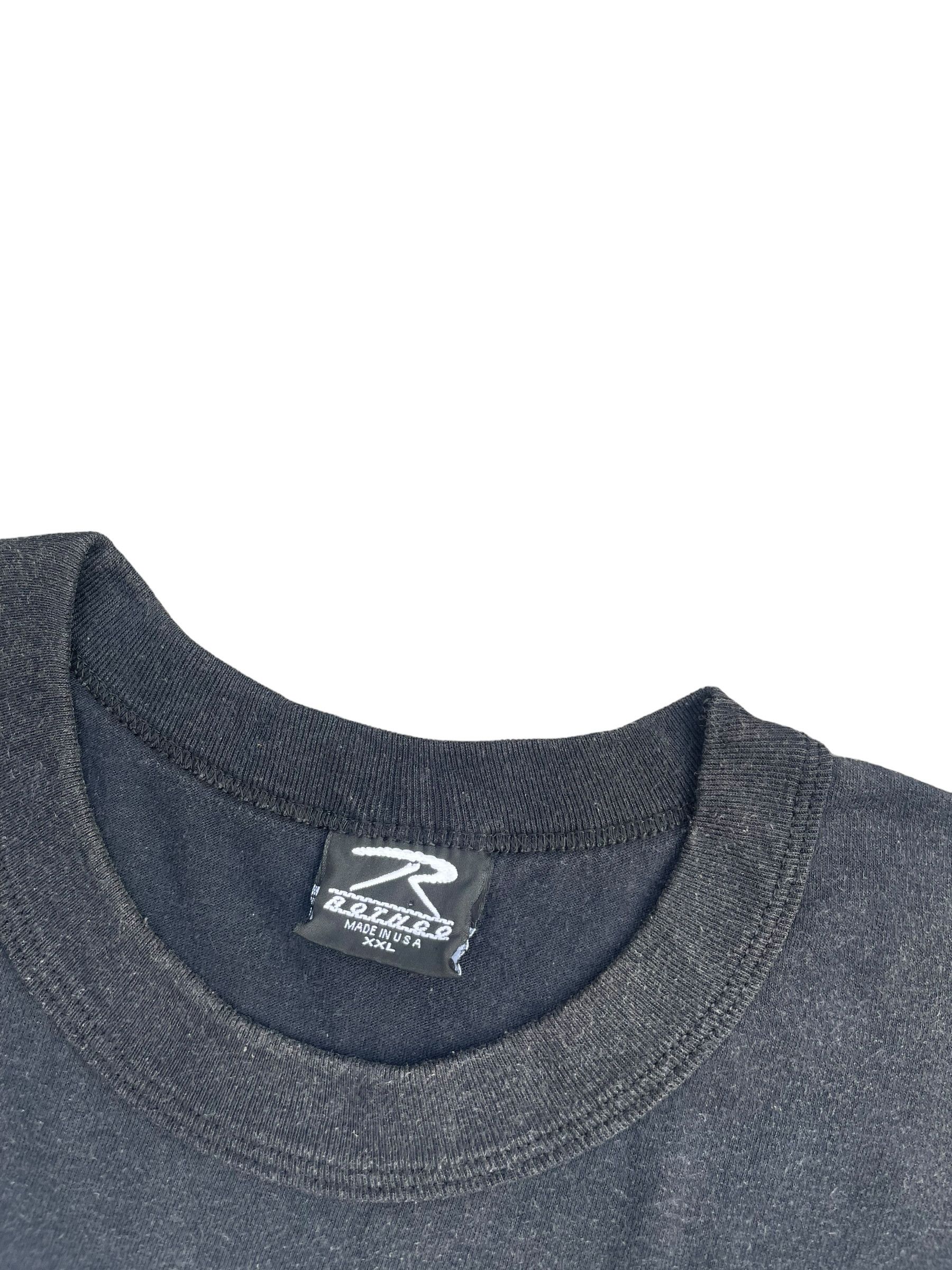 Vintage Vintage Police Spellout Tshirt Size US XXL / EU 58 / 5 - 3 Thumbnail