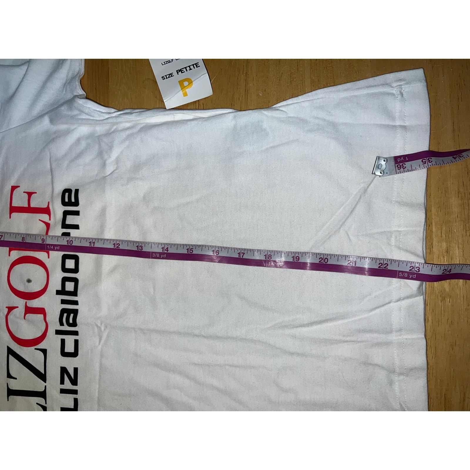 Liz Claiborne Womens Liz Sport Top Lizgolf Golf Claiborne Tee Stained P Size S / US 4 / IT 40 - 9 Thumbnail