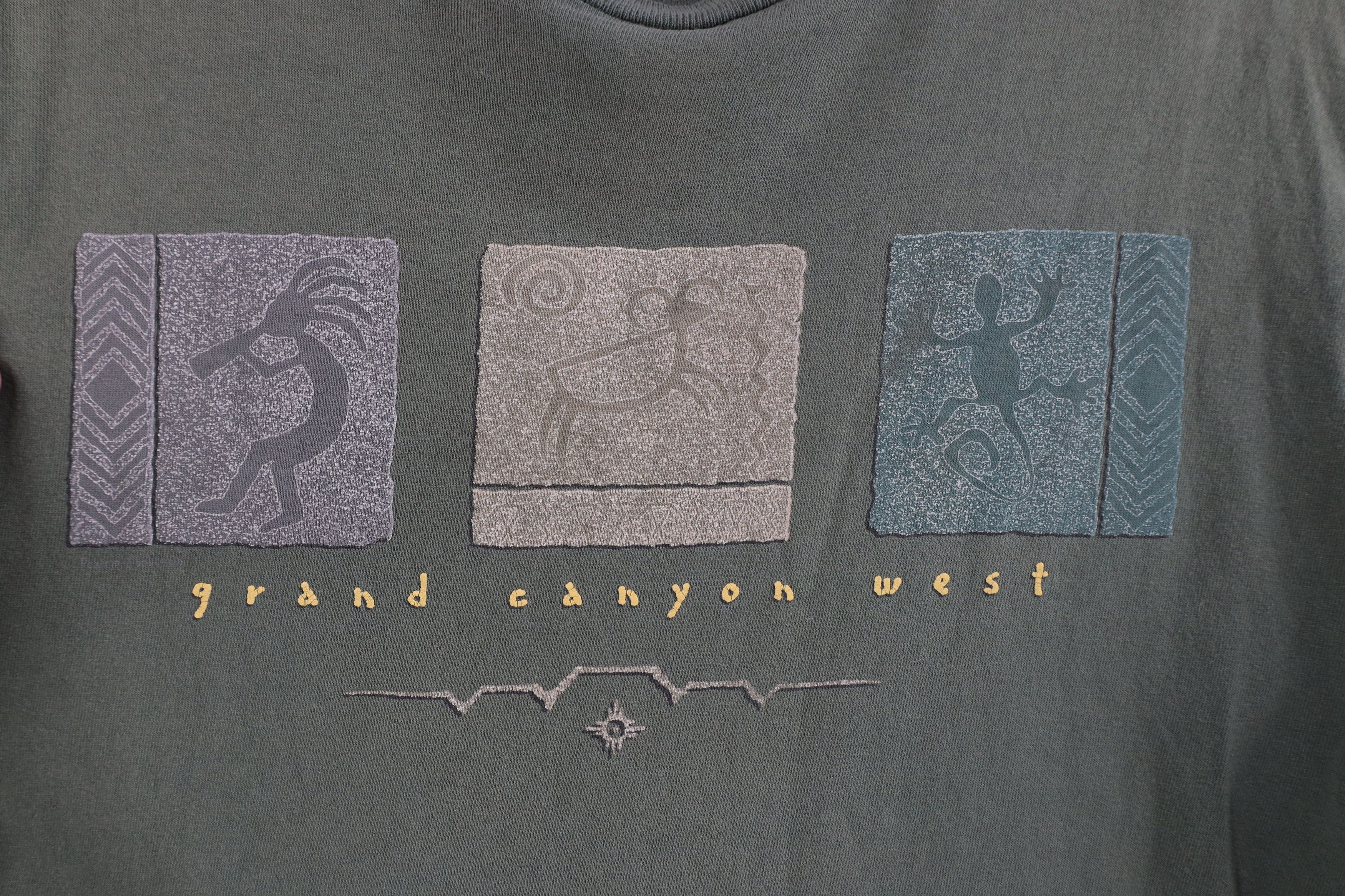 Vintage Vintage 90s Streetwear West Kokopelli Cave Art T-Shirt Size US M / EU 48-50 / 2 - 4 Thumbnail