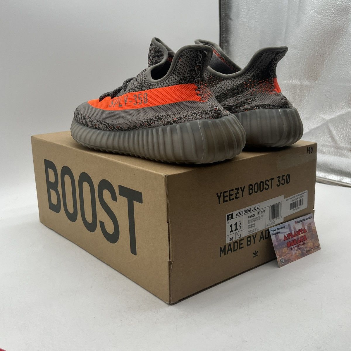Adidas Yeezy boost 350 beluga reflective Size US 11.5 / EU 44-45 - 4 Thumbnail